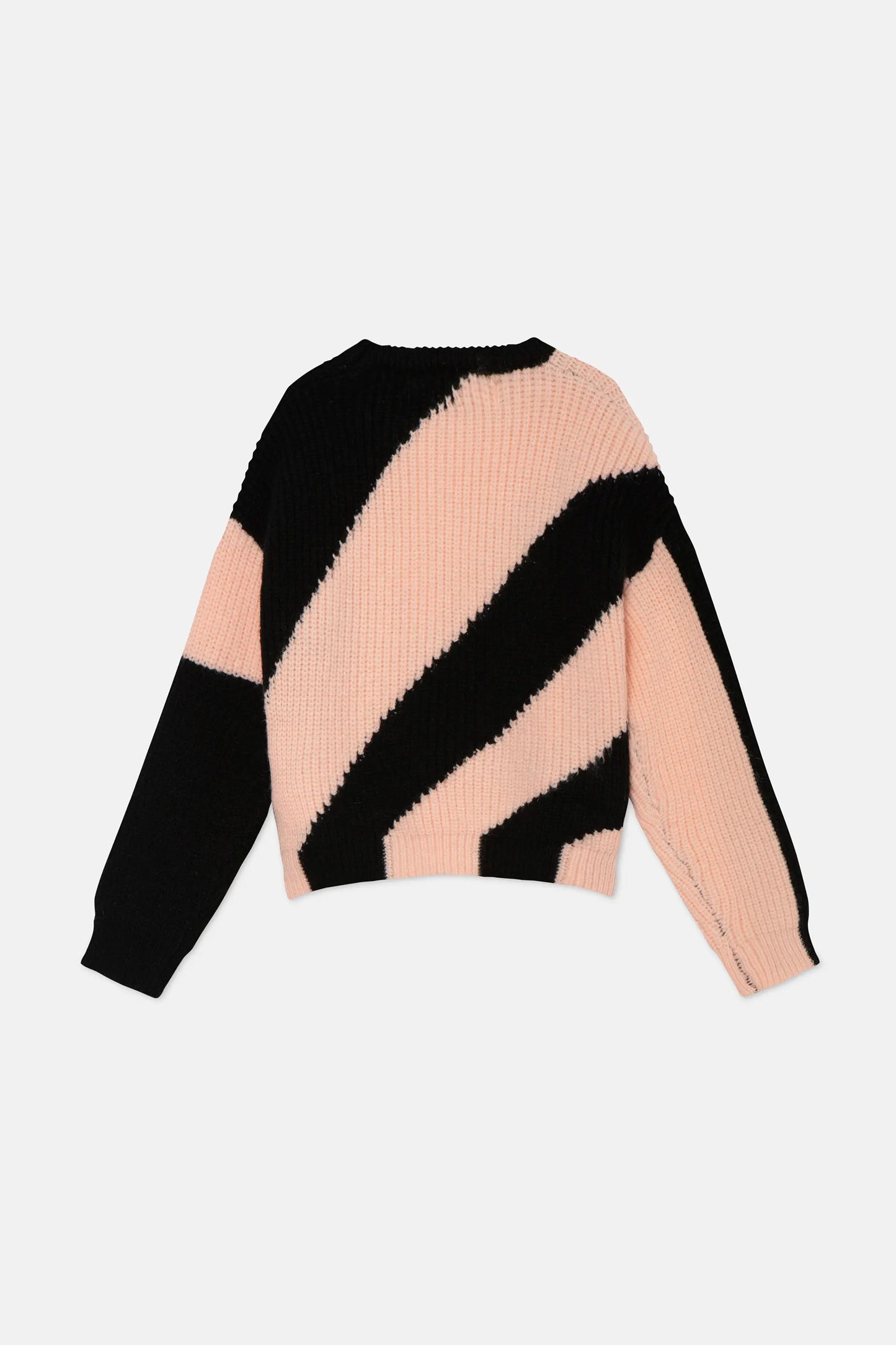 Jersey unisex de punto oversize bicolor