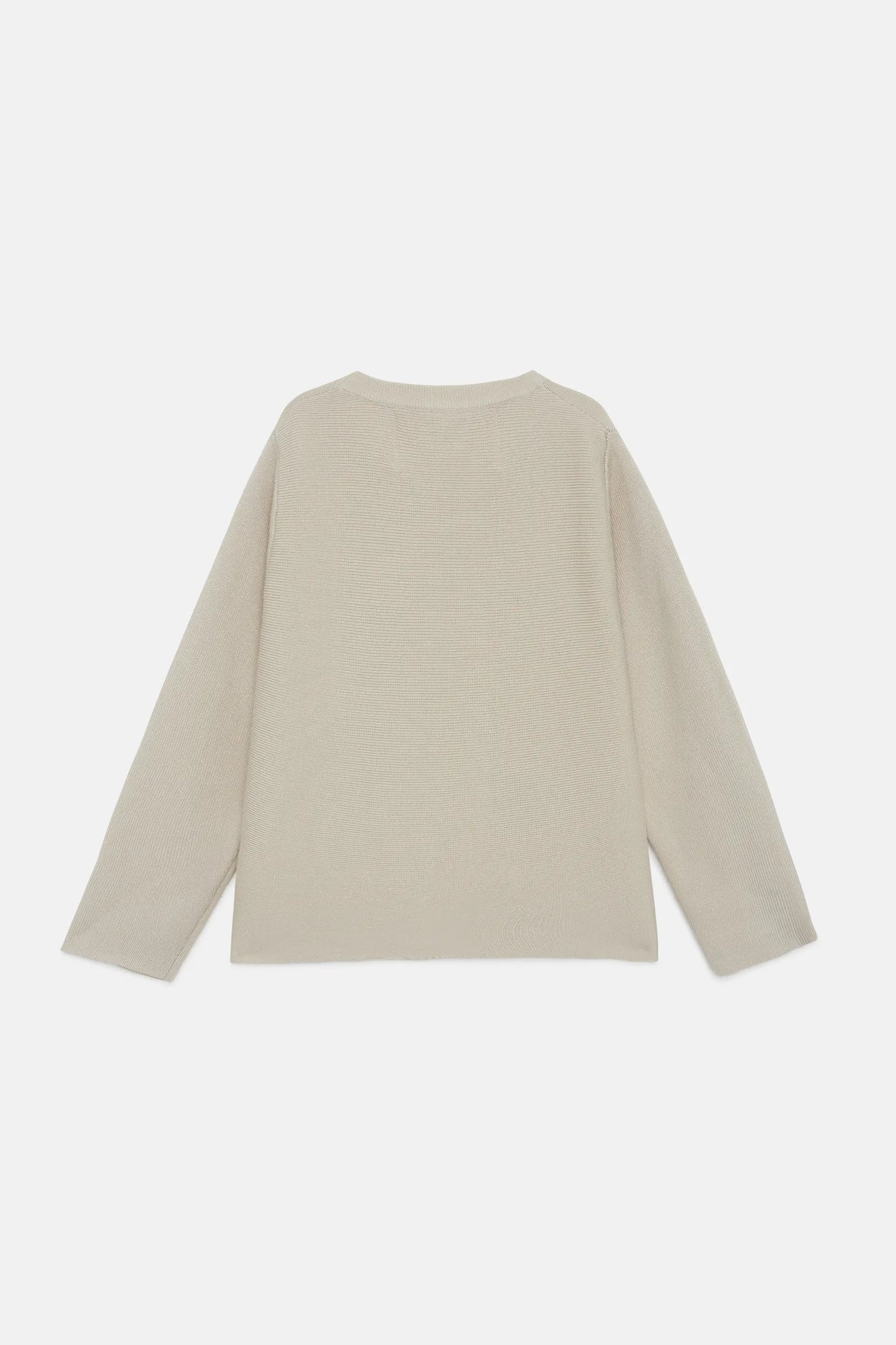 Jersey de niña evasé blanco
