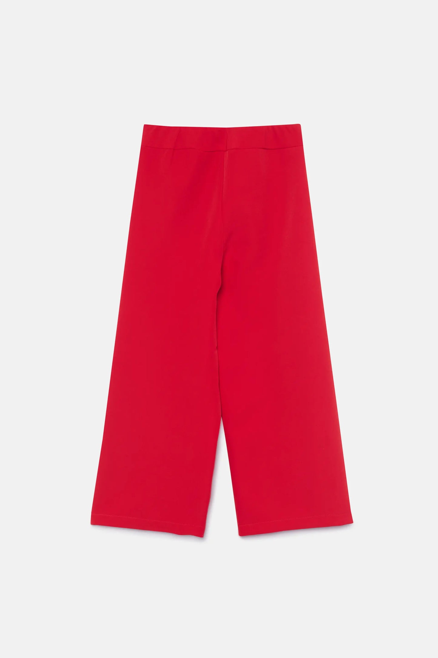 Pantalón de niña recto rojo