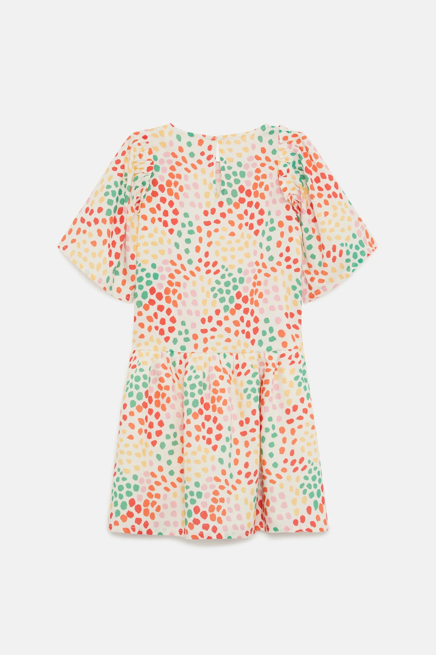 Vestido corto de niña lunares Macula