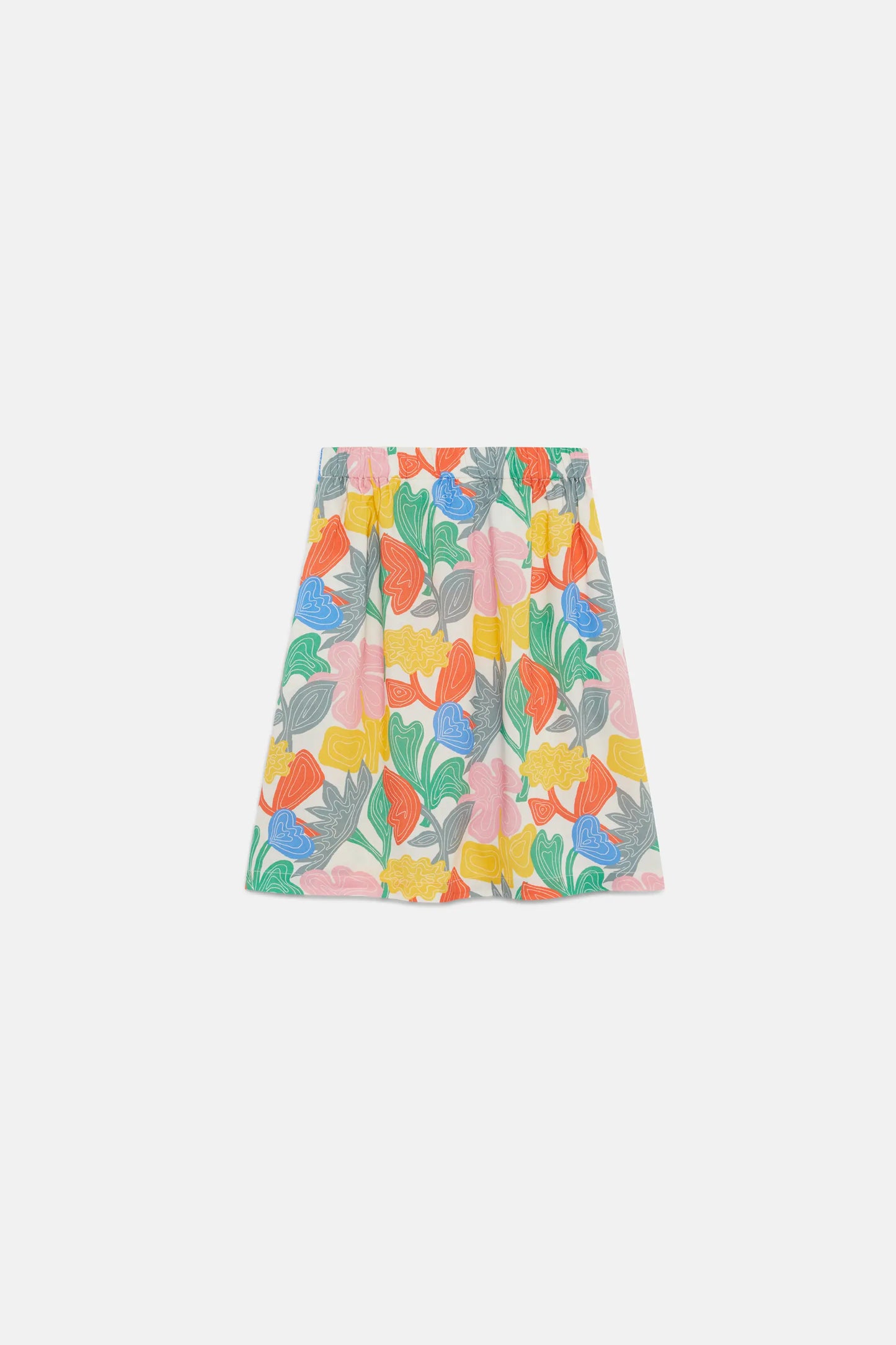 Falda midi de niña floral Florere