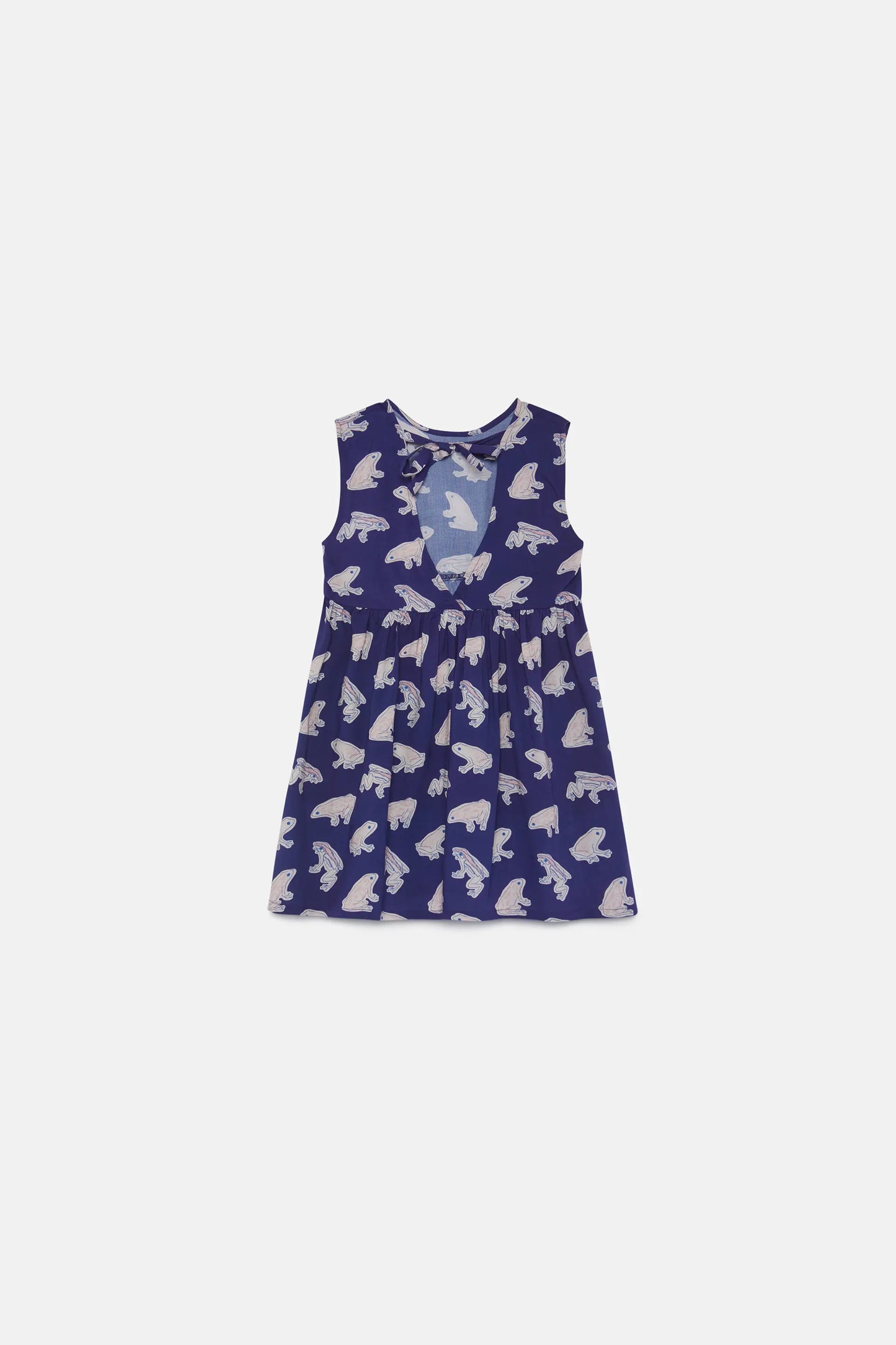 Abito corto da bambina in viscosa rana LENZING™ ECOVERO™
