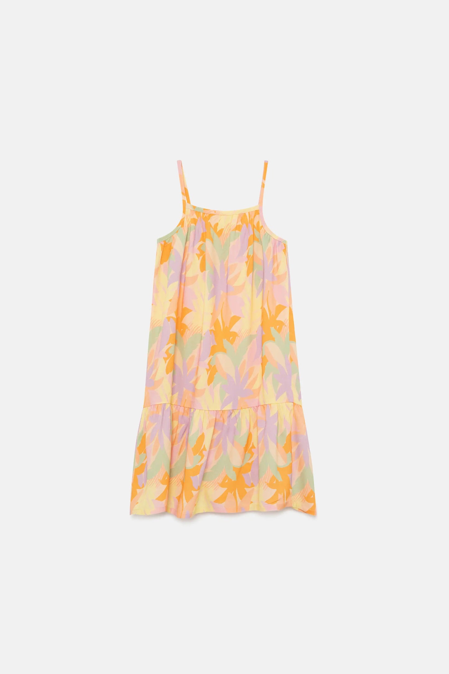 Vestido corto de niña floral Pluvia
