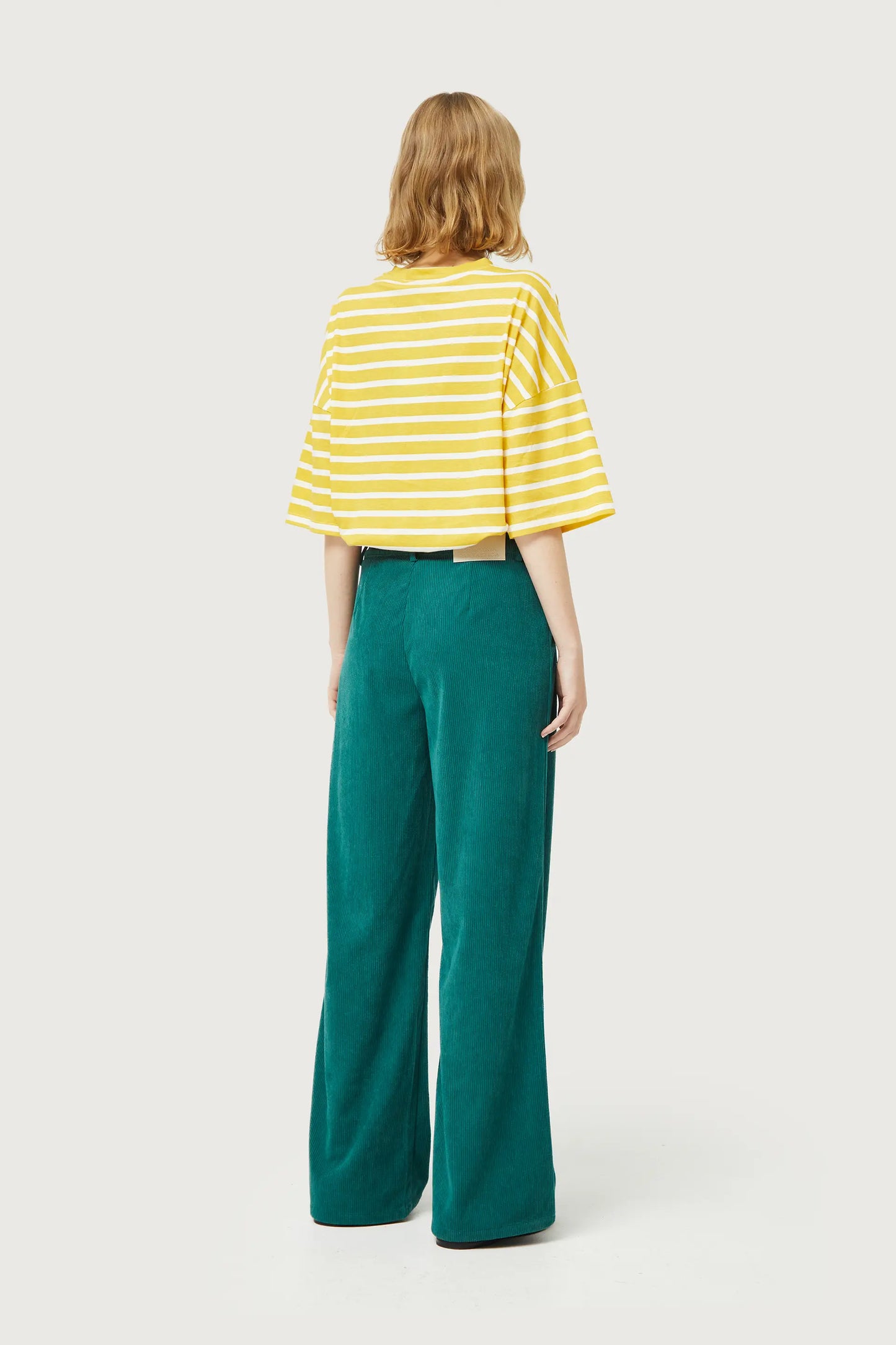 Turquoise corduroy pants