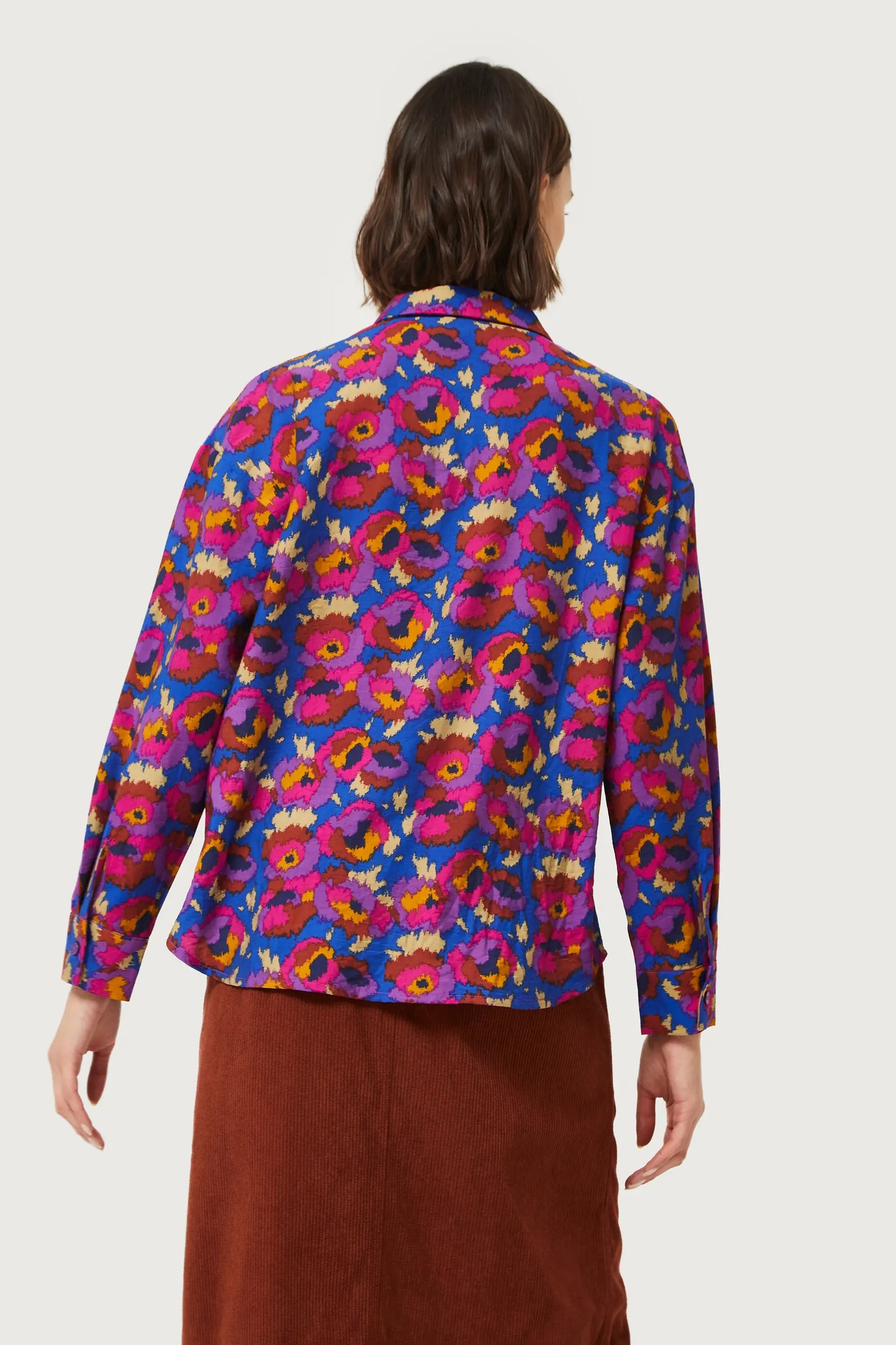 Dewberry Floral Print Shirt