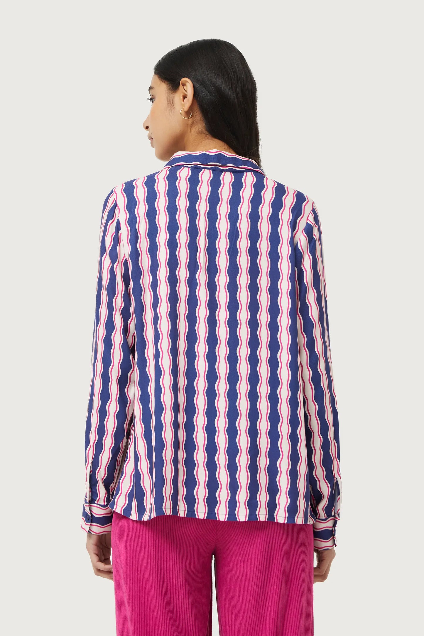 Serpentina Stripe Print Shirt