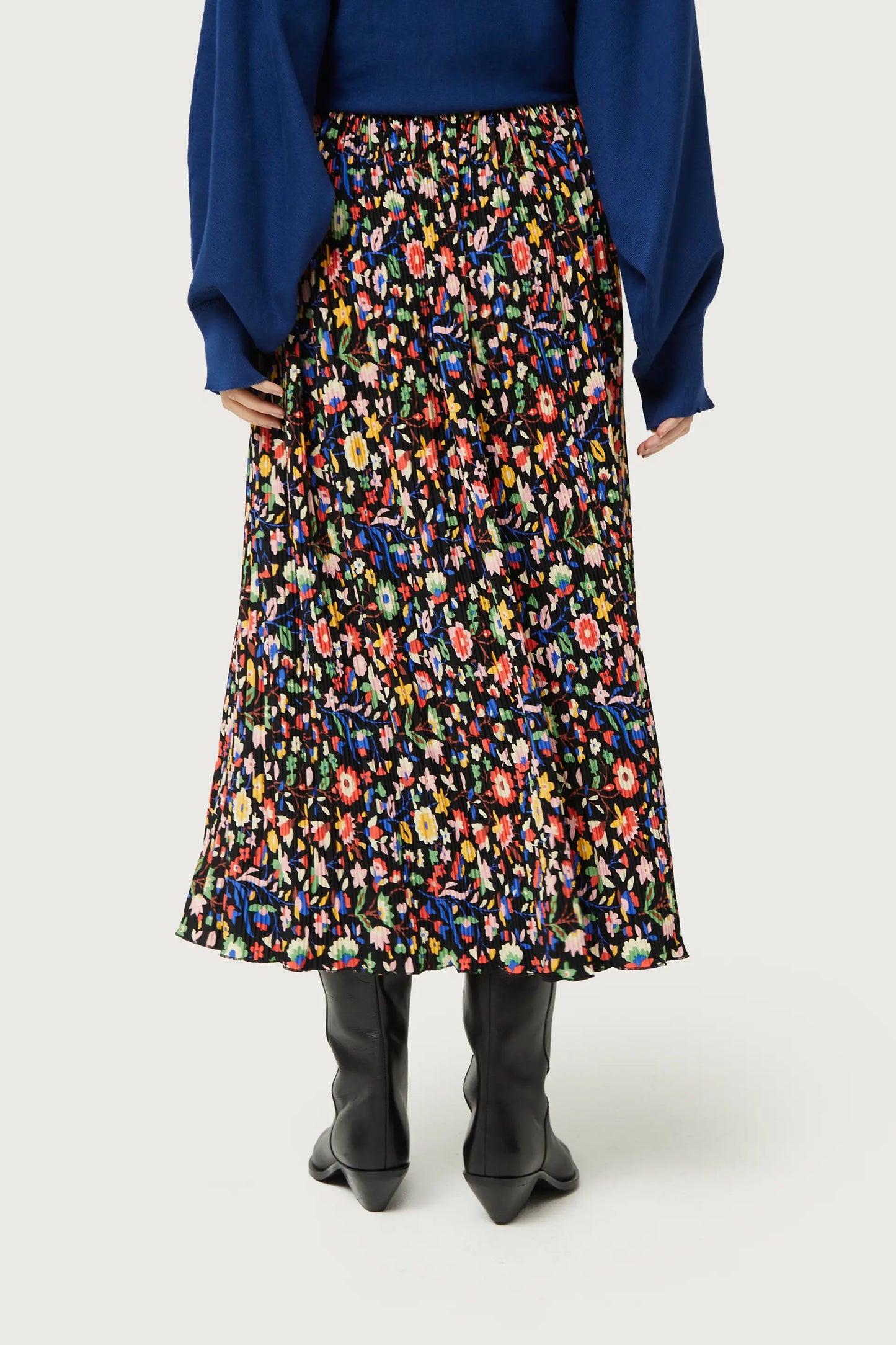 Gonna lunga piccola con stampa floreale