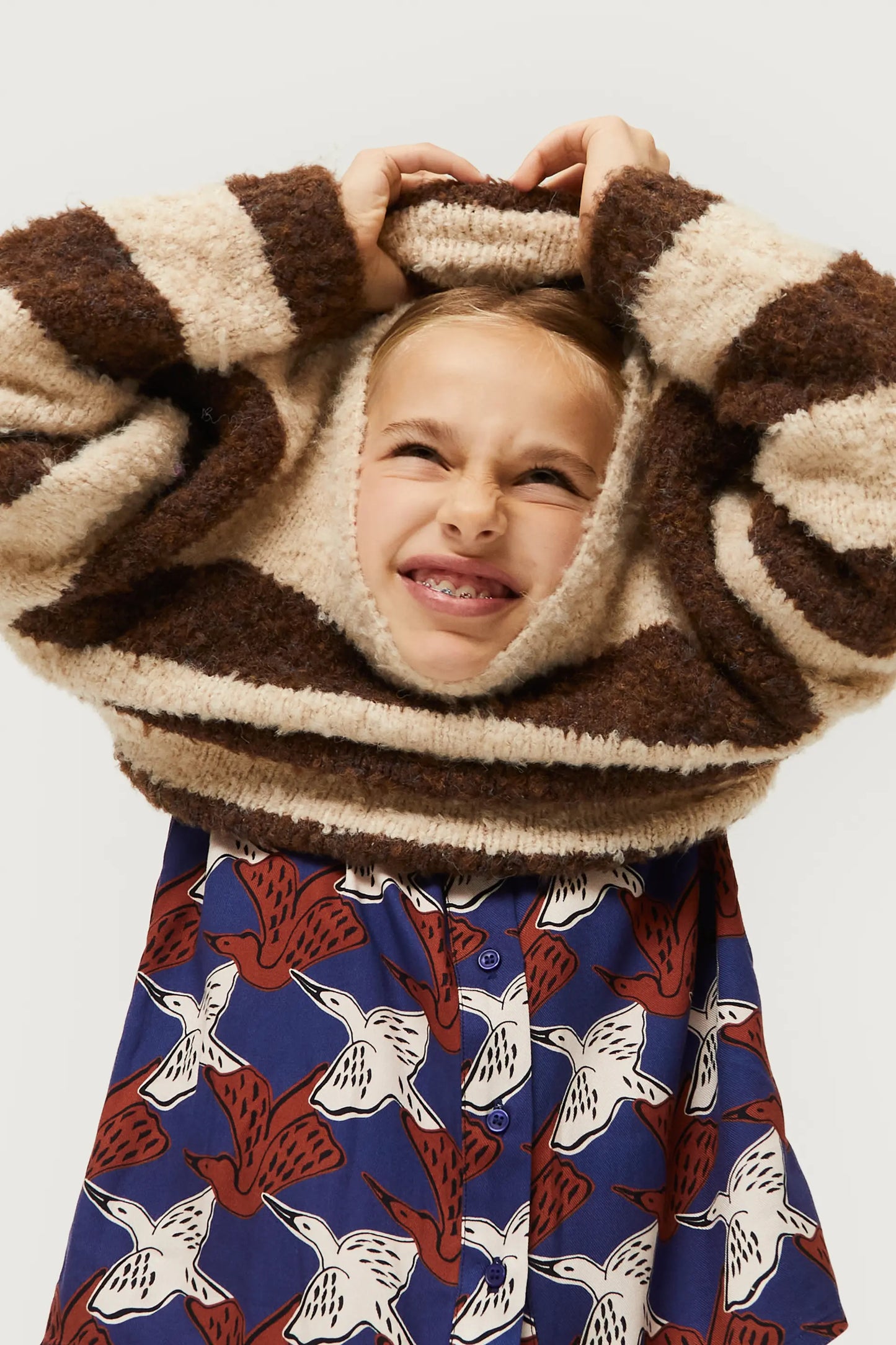 Camisa de niña estampado de animales Garza