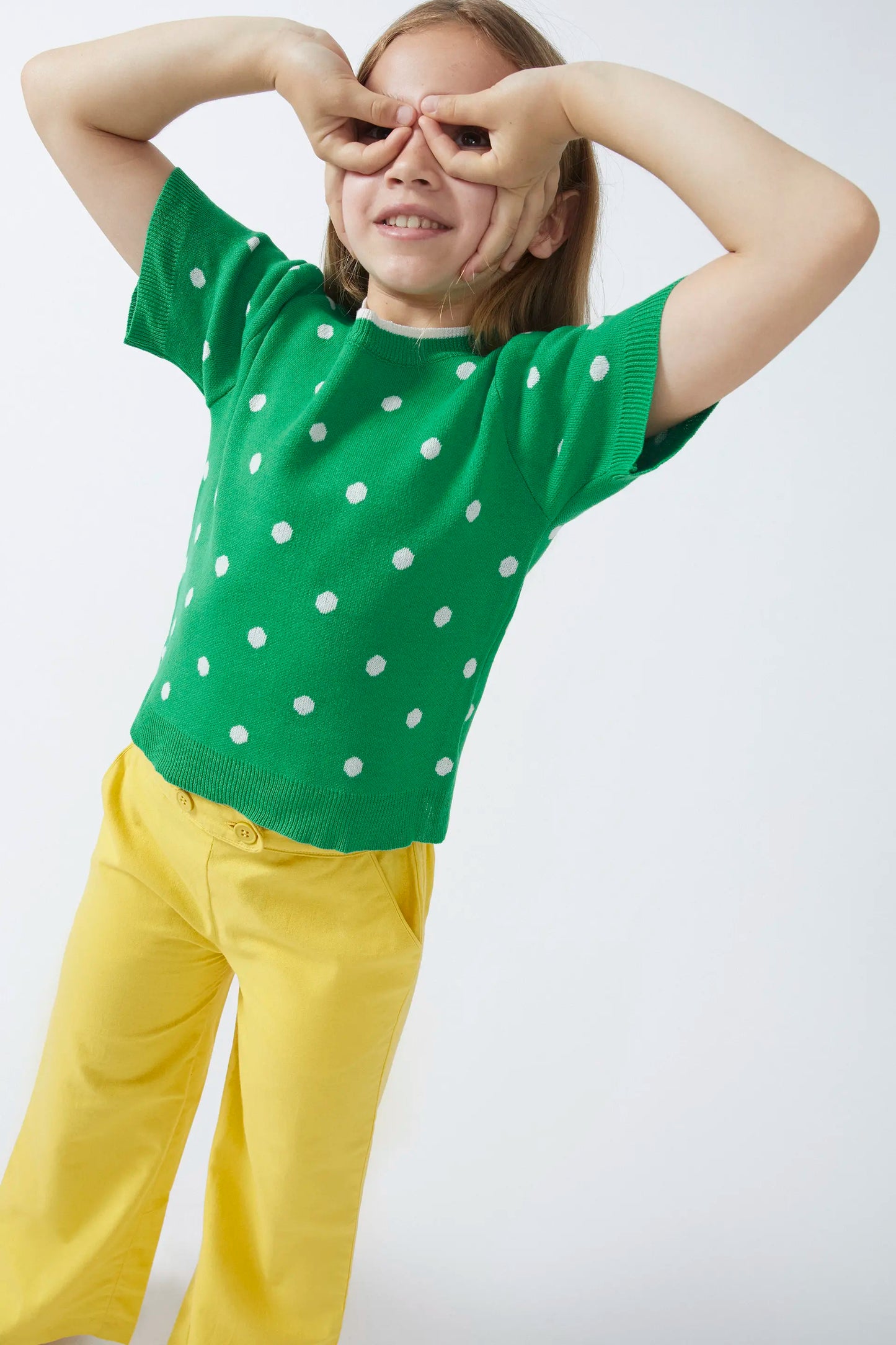 Jersey unisex lunares verde