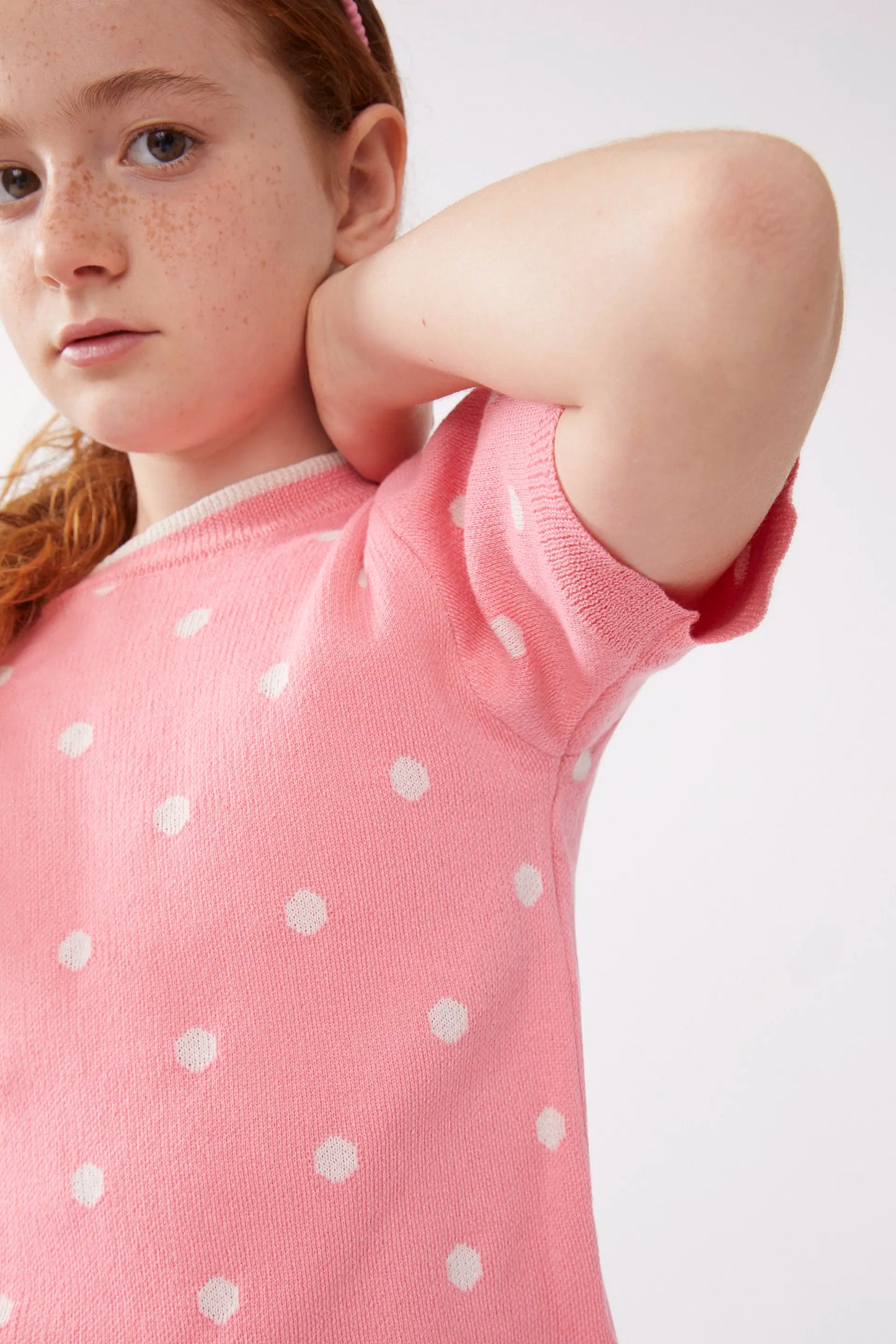 Jersey unisex lunares rosa