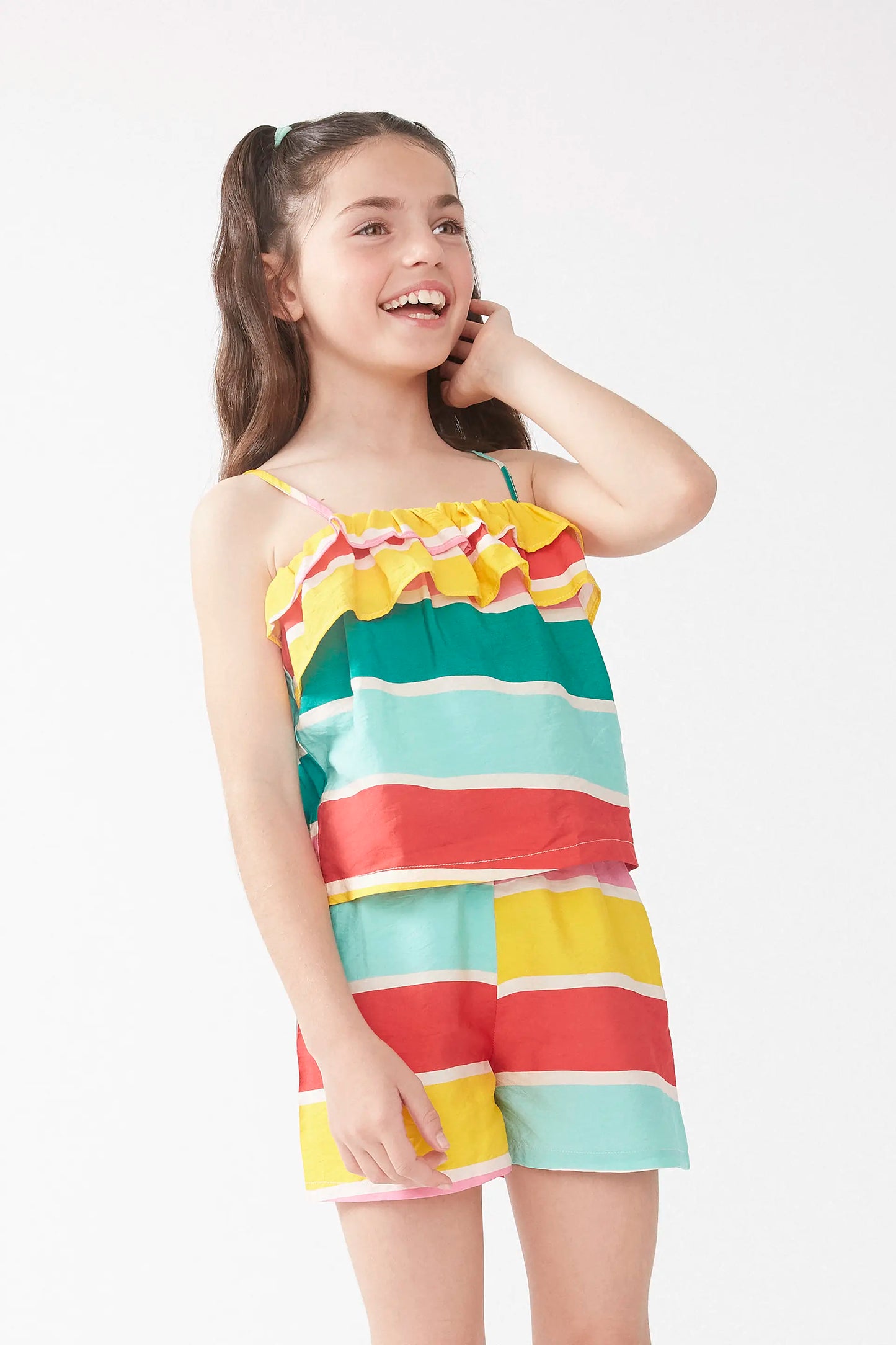 Top de niña estampado rayas Colour Wave