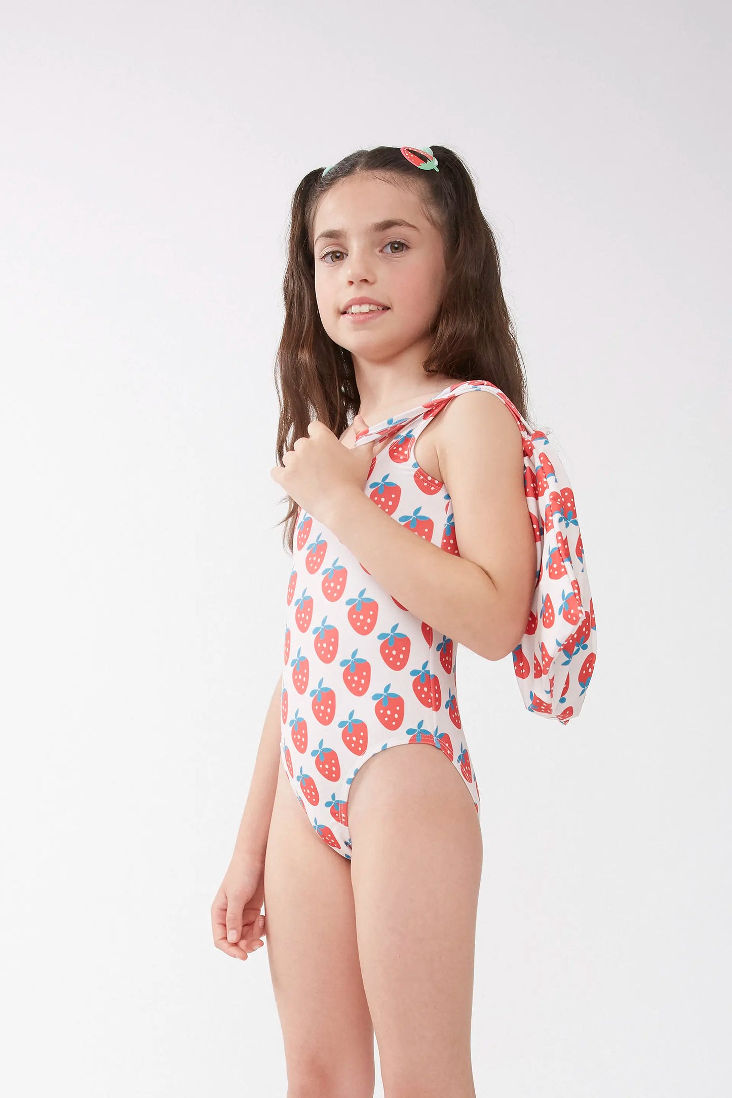 Bañador de niña estampado Strawberry Beach