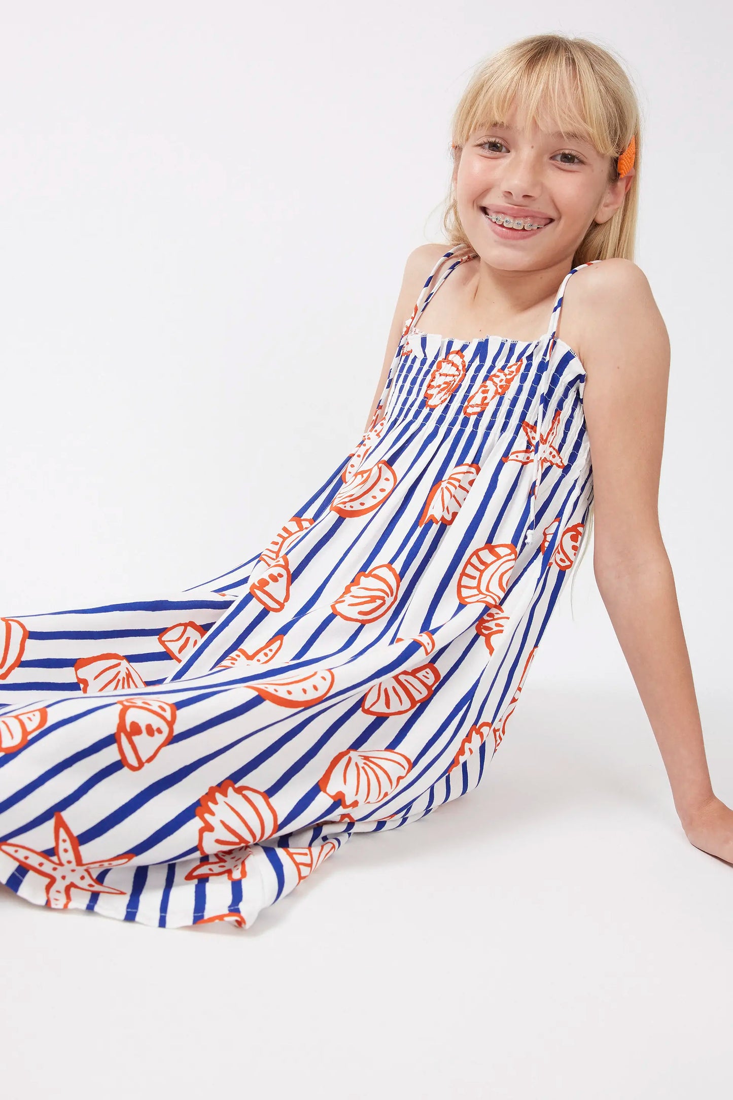 Vestido corto de niña estampado Nemo