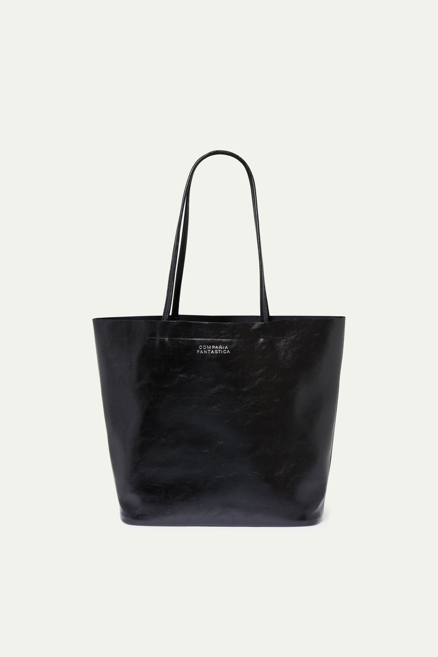 Borsa a tracolla in similpelle nera