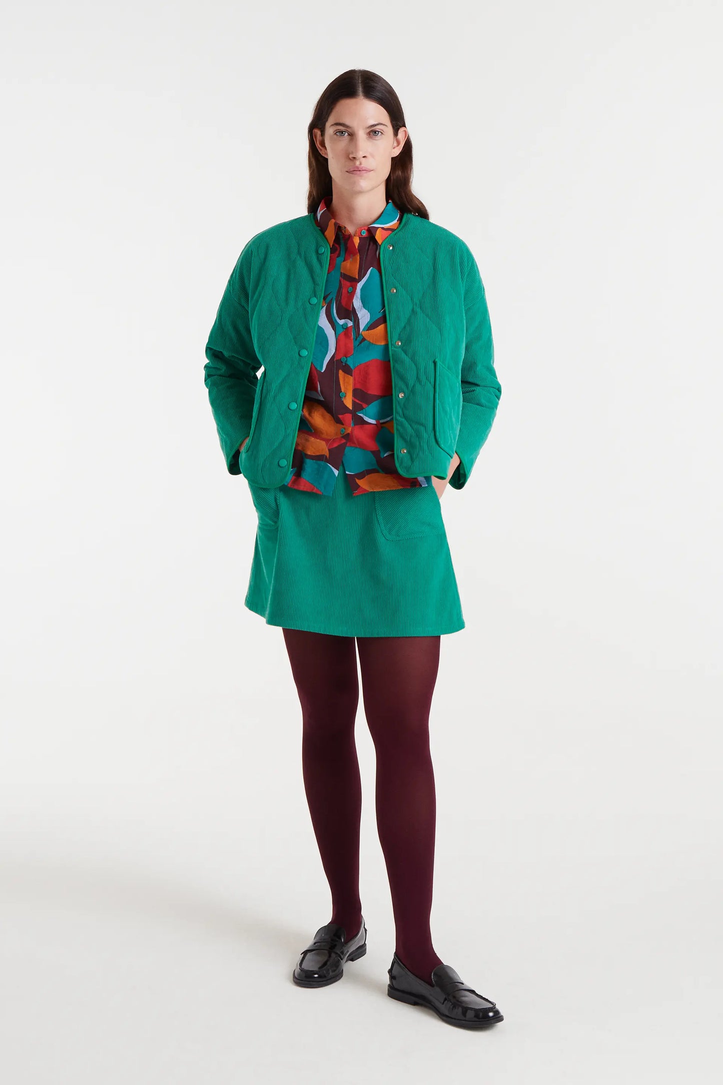 Camisa crepé ligero con estampado Ponziana