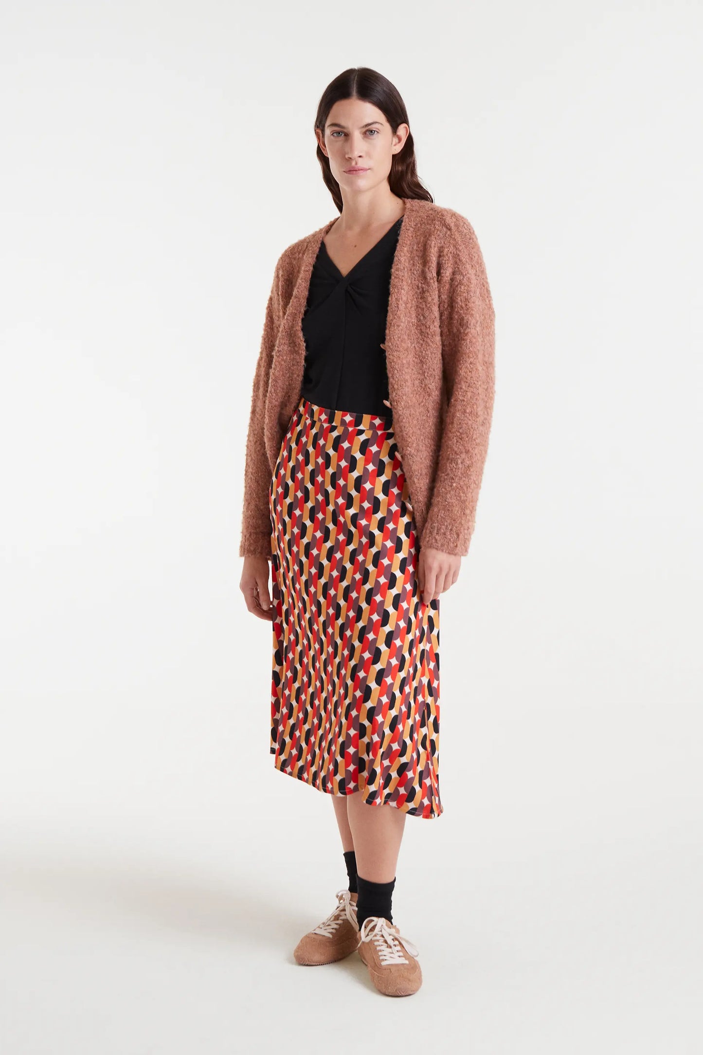 Camiseta anudada negra