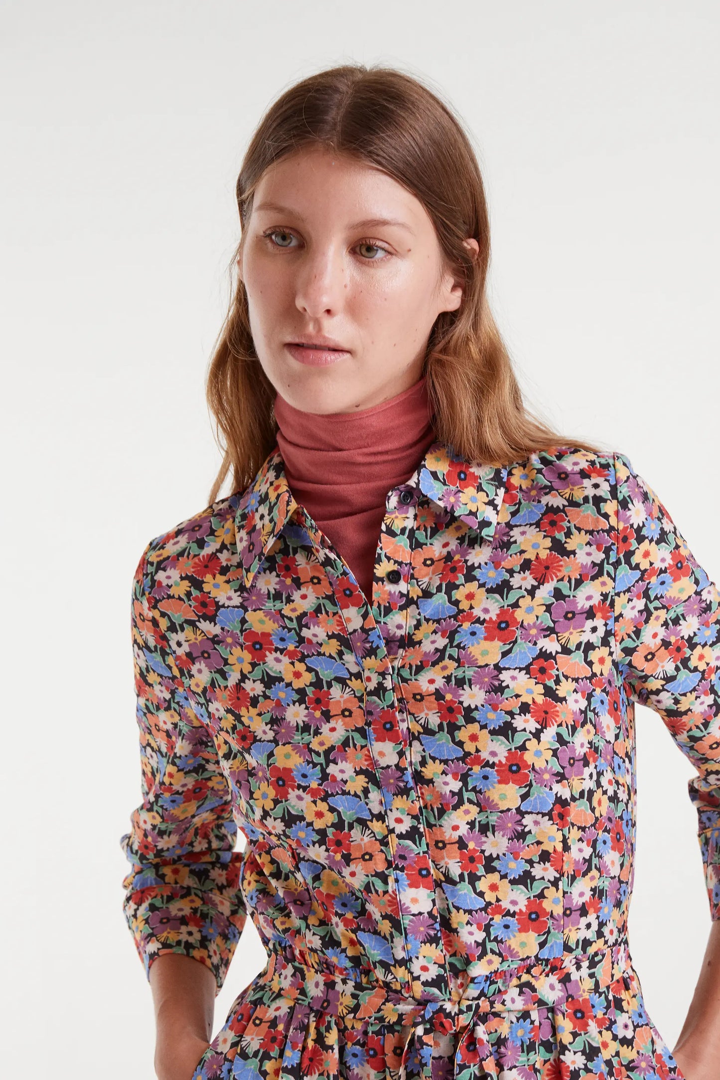 Abito midi in crêpe leggero Hampton Small