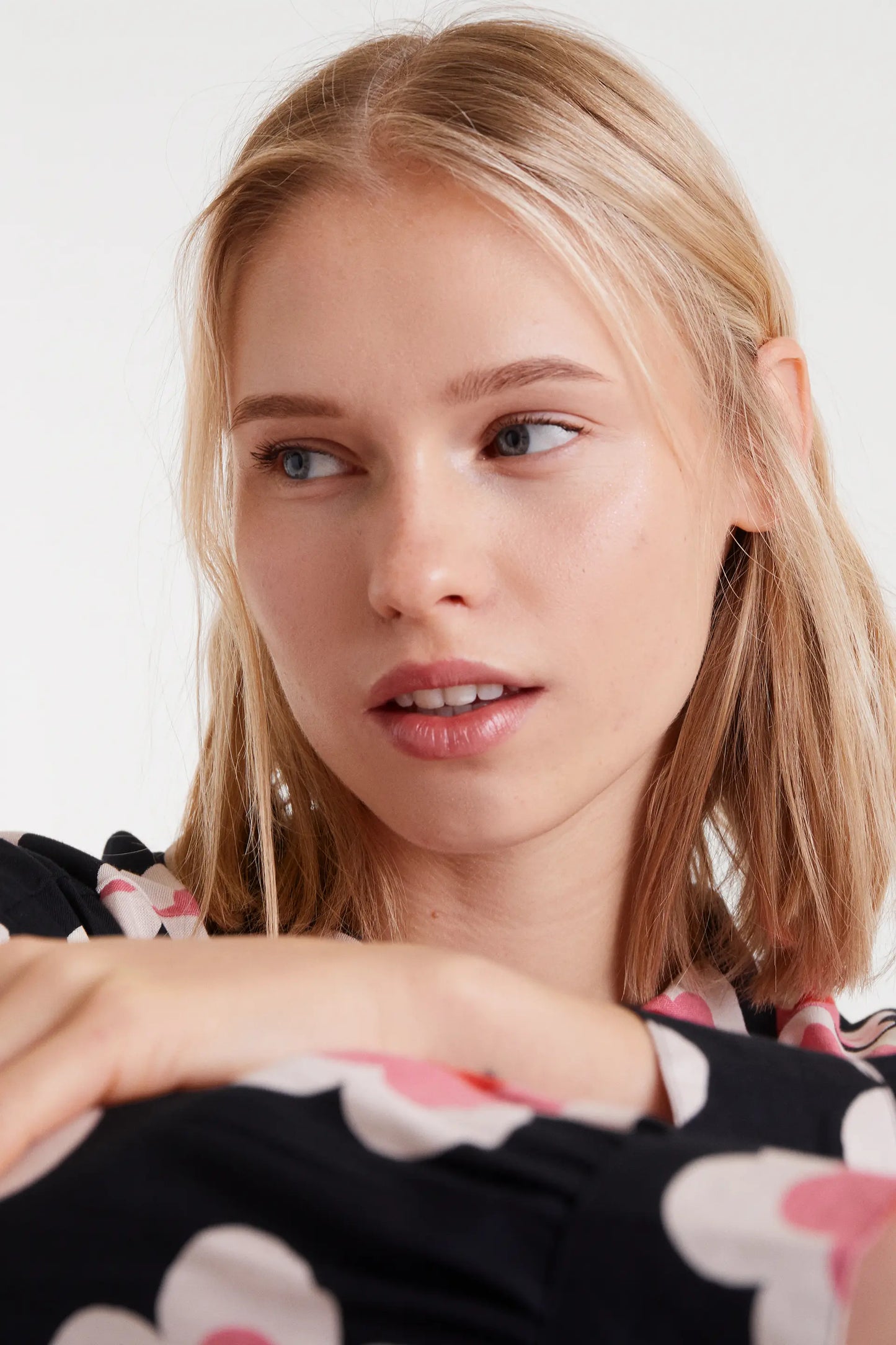 Camicia con stampa a cuore