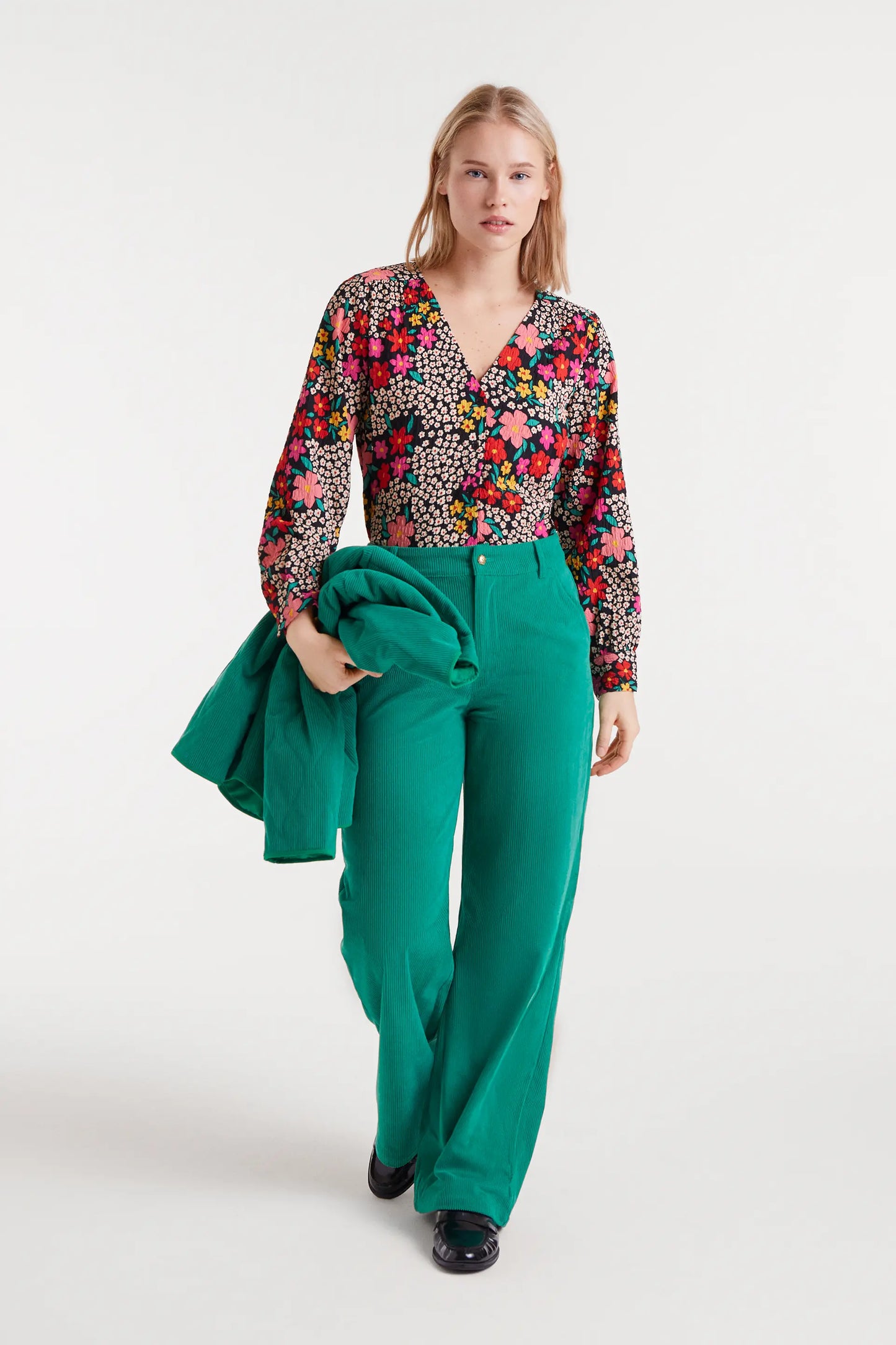 Camisa con estampado Giardino