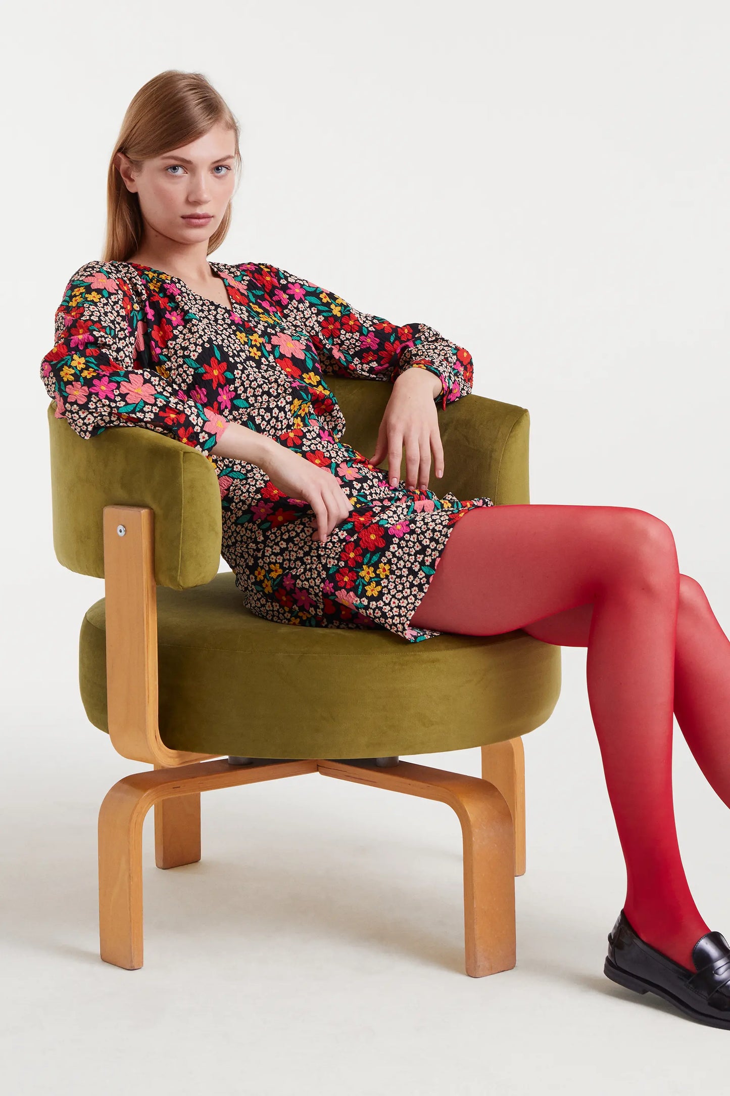 Giardino print skirt