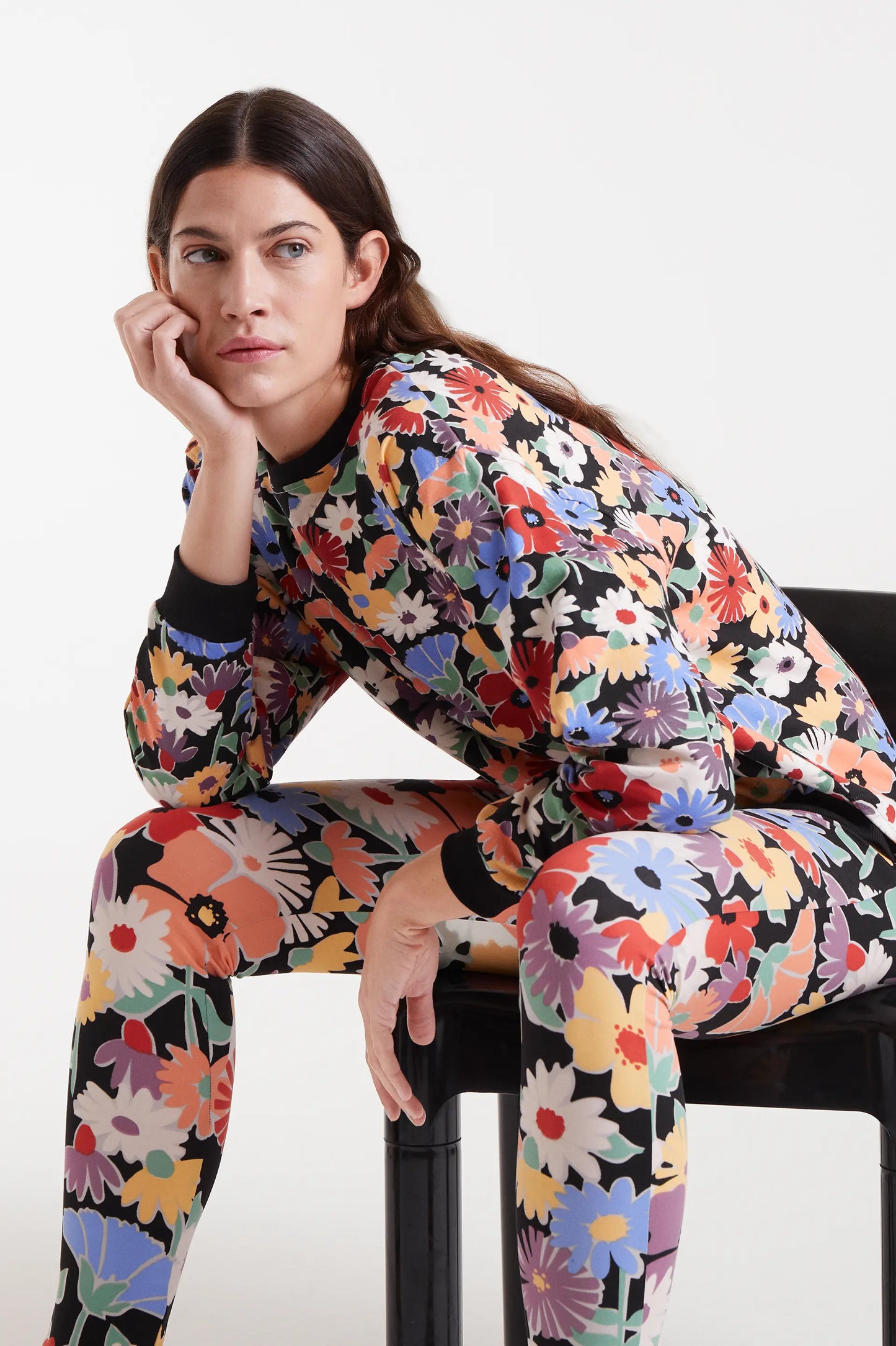 Sudadera 100% algodón con estampado Hampton Small