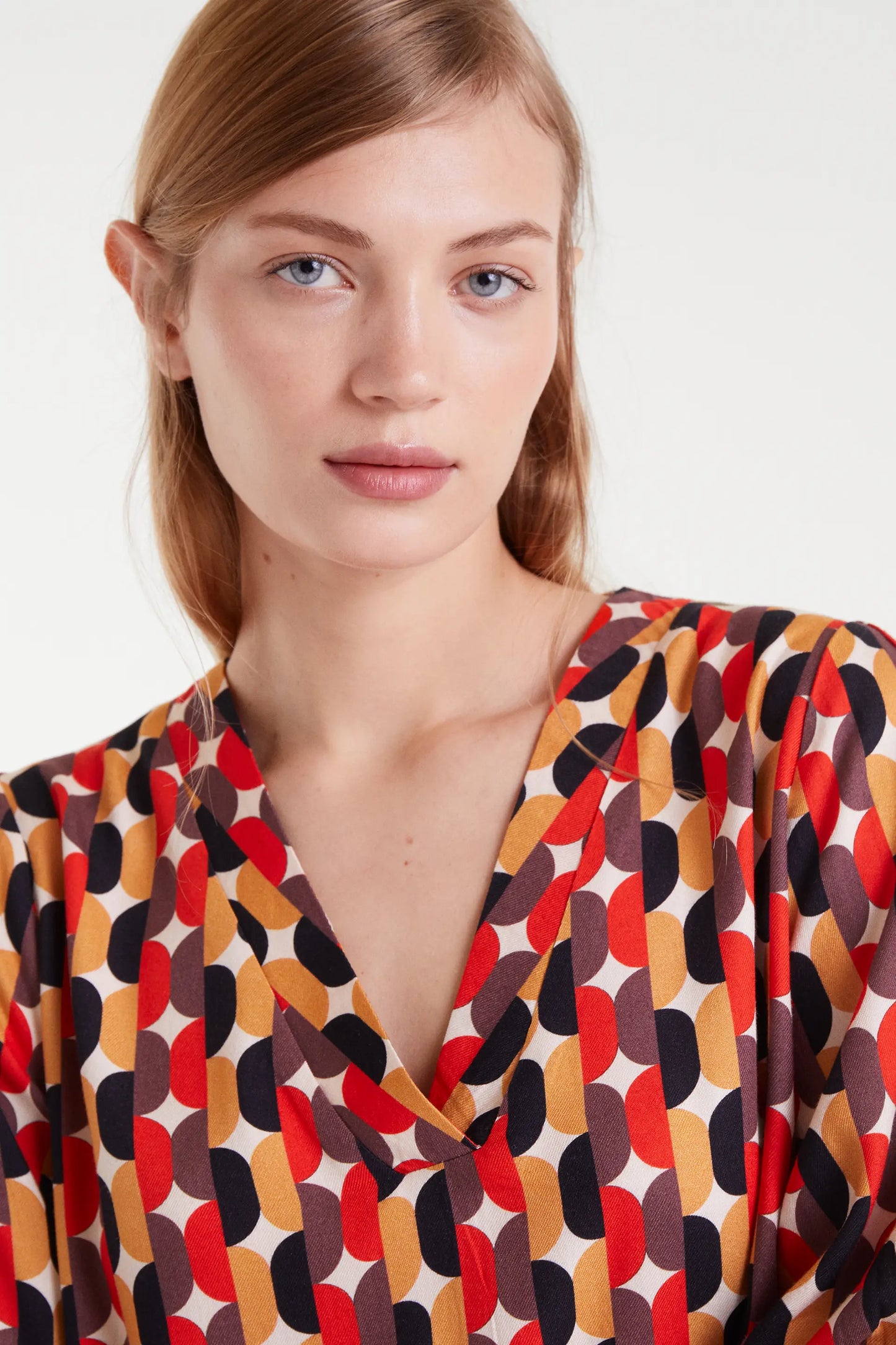 Abito corto con stampa Link