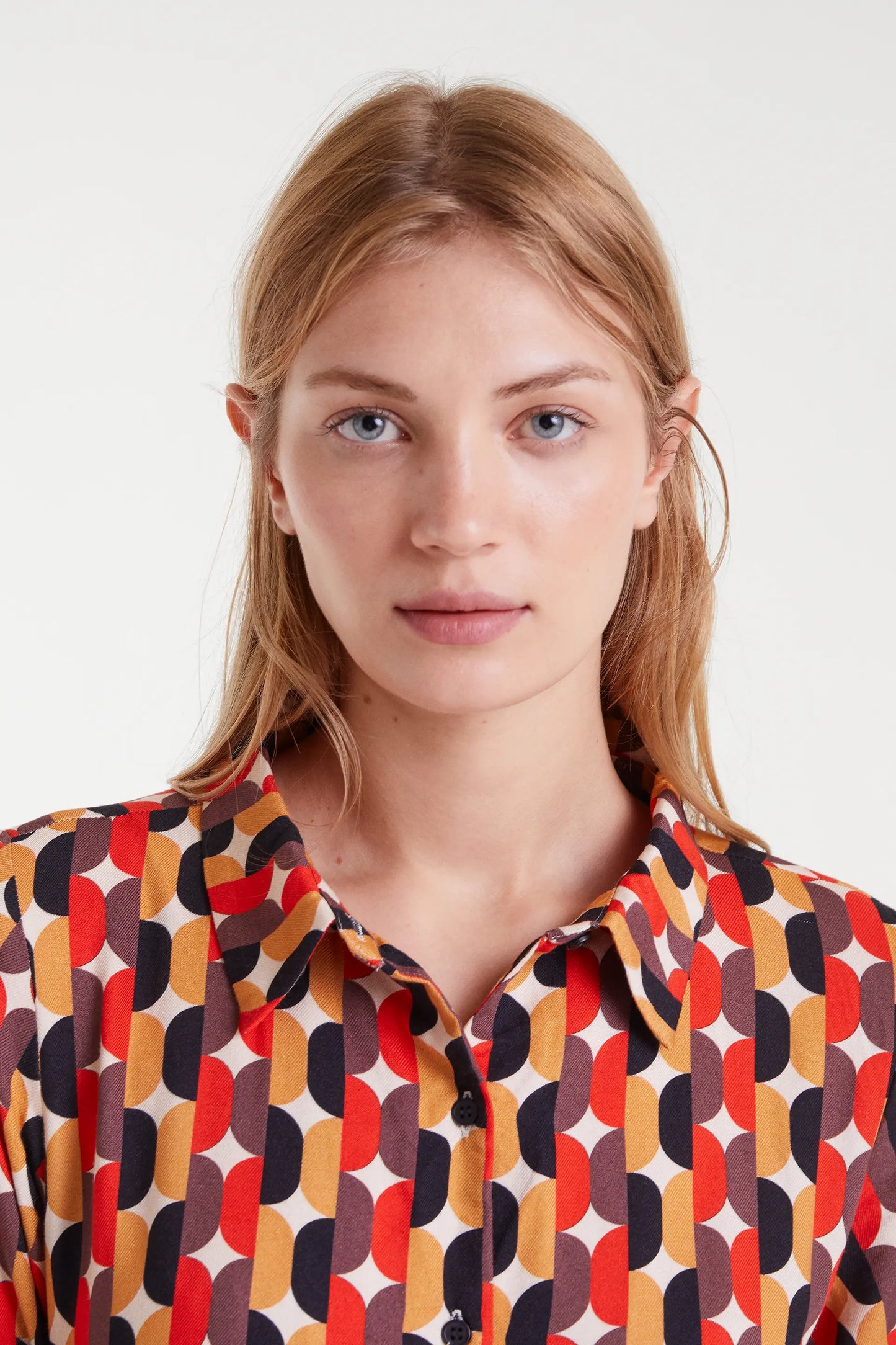 Abito midi con stampa Link