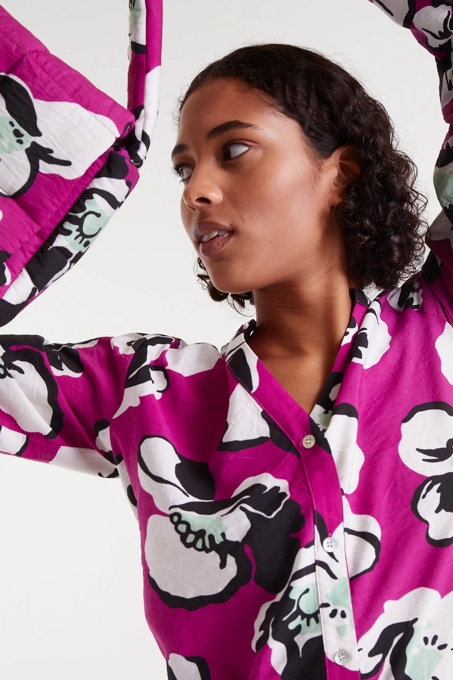 Vivid Viola Print Shirt