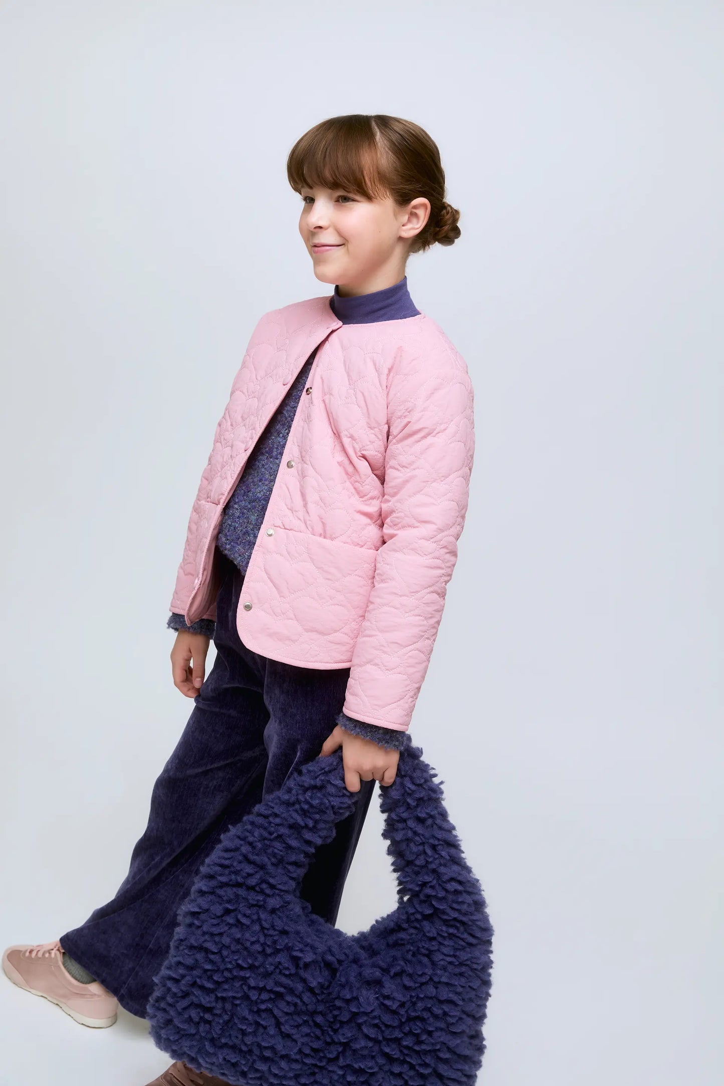 Pink padded girl's jacket