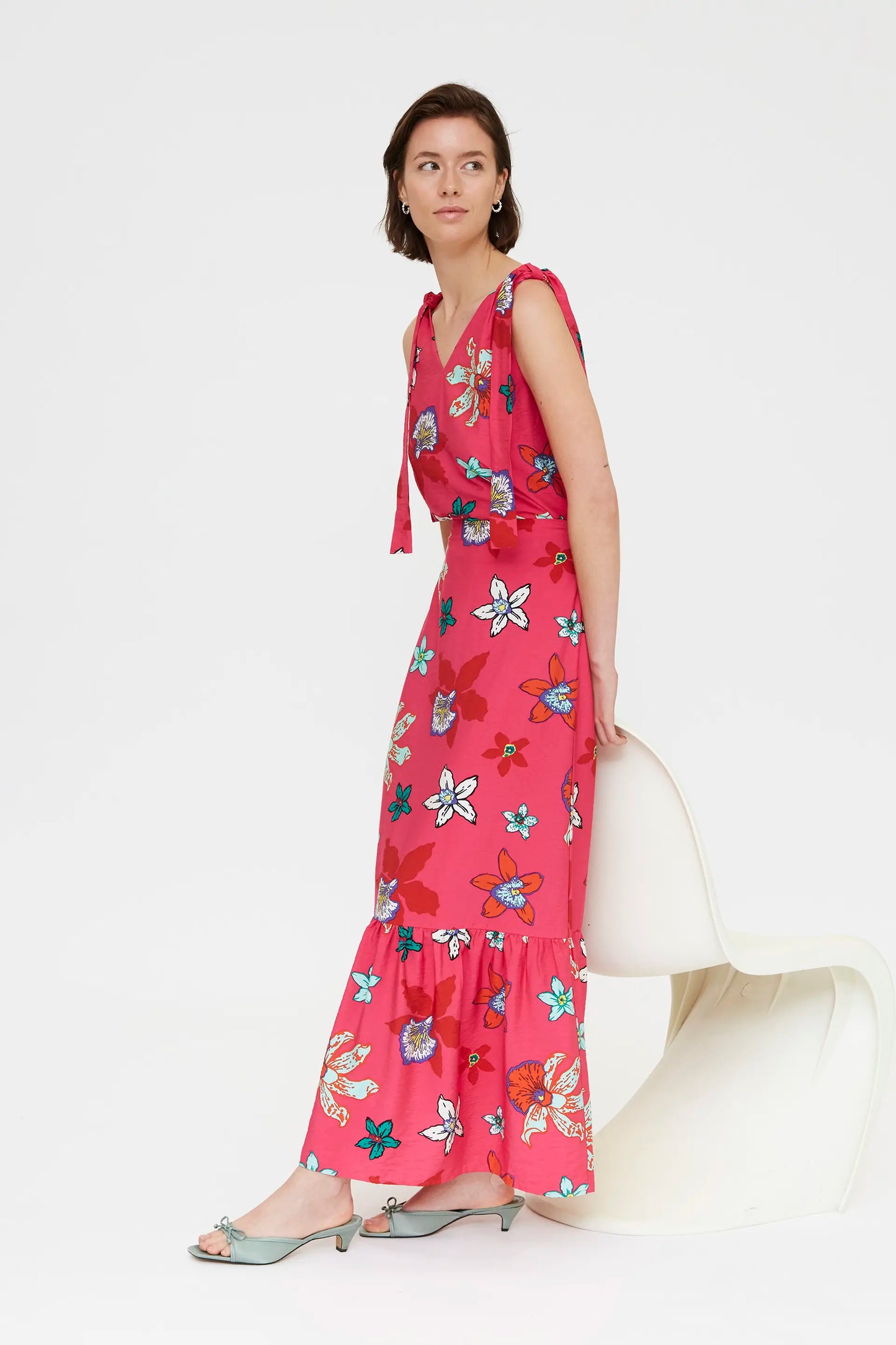 Gonna lunga con stampa Vanda