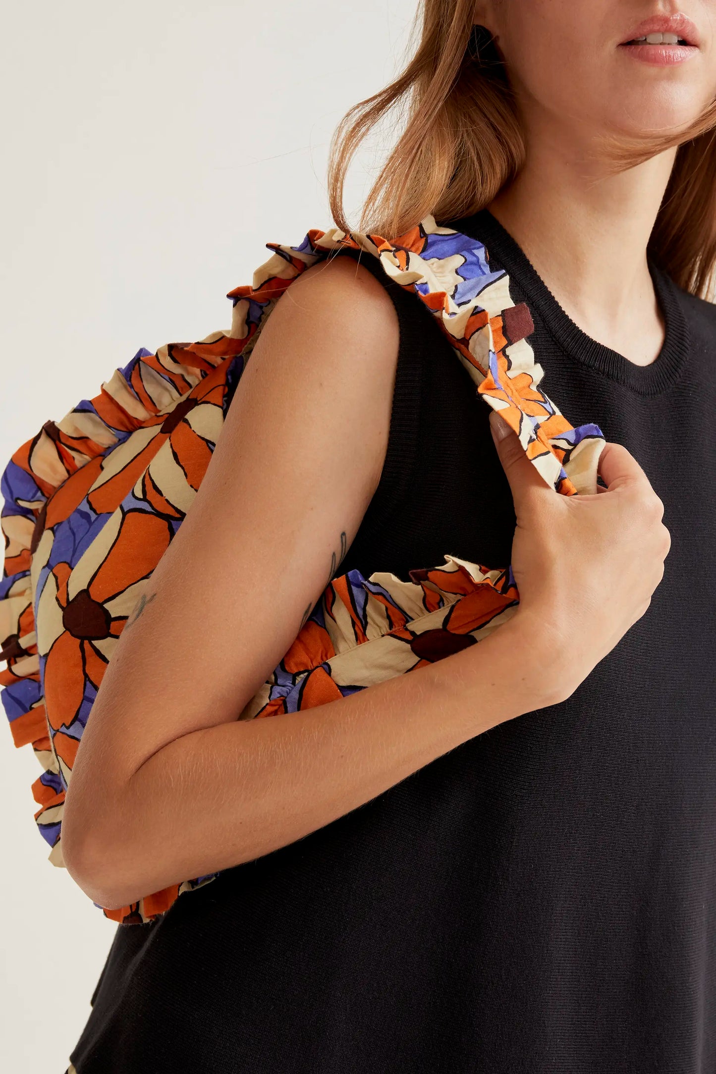 Borsa con stampa calendula