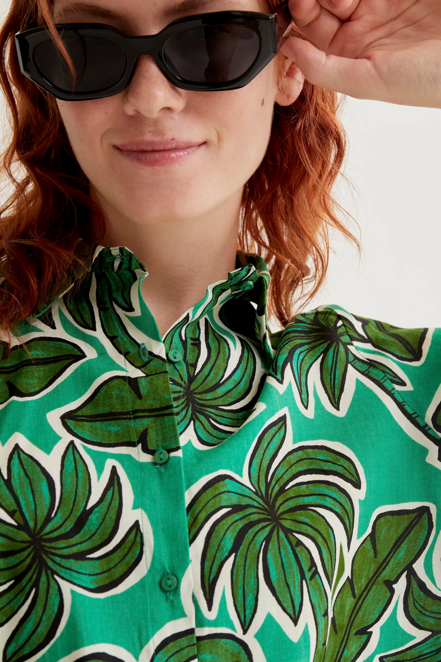 Shirt with Palm Tree print