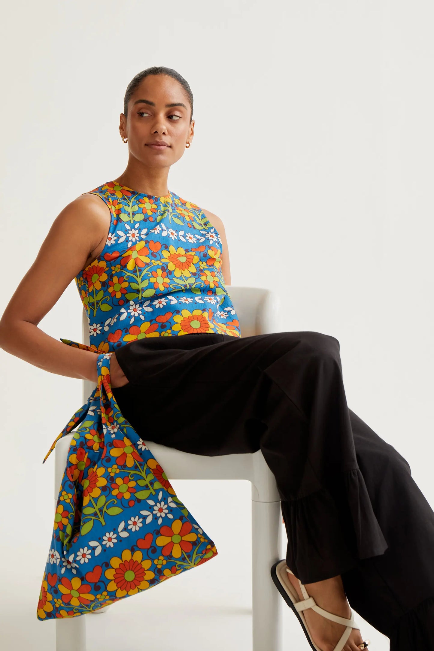 Pantalón 100% algodón negro