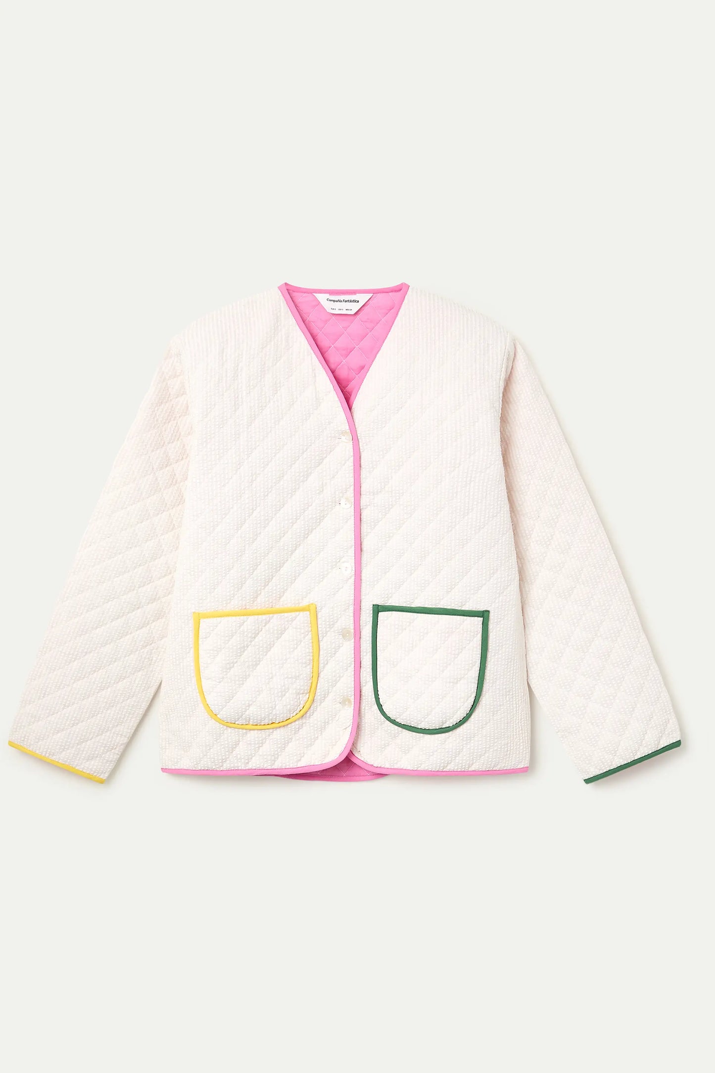 100% cotton off-white jacket