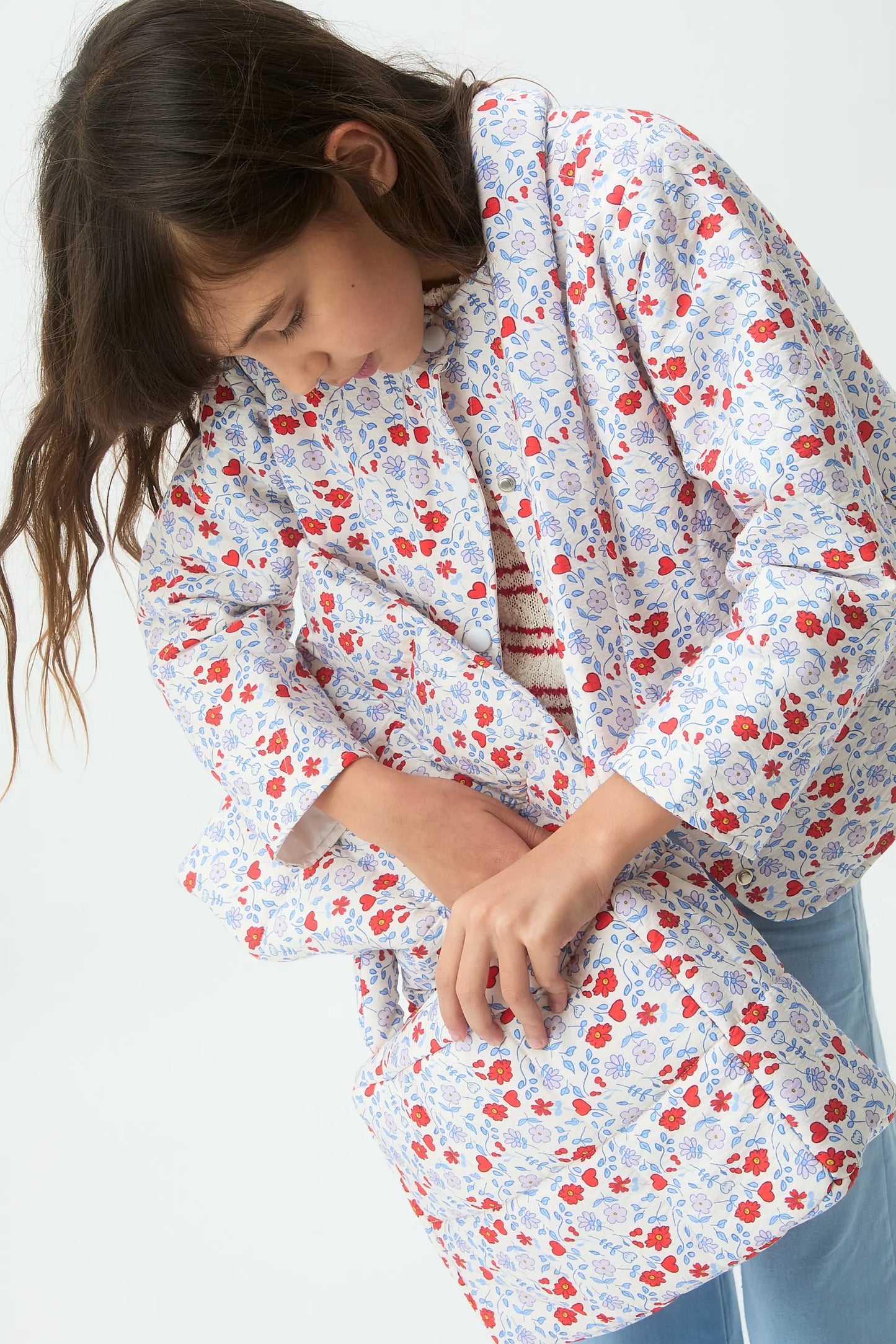 Chaqueta de niña con estampado Cute