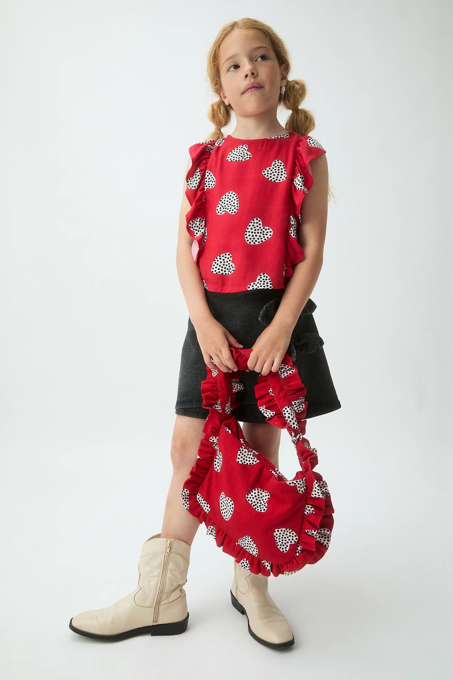 Top de niña con estampado Harmony Red