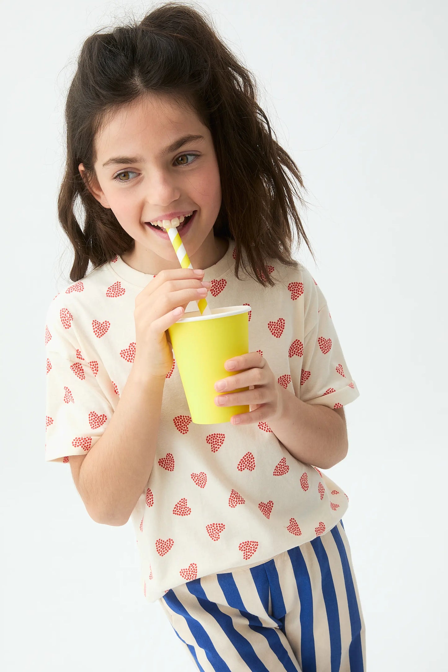 Camiseta de niña con estampado de Ladybug rojo