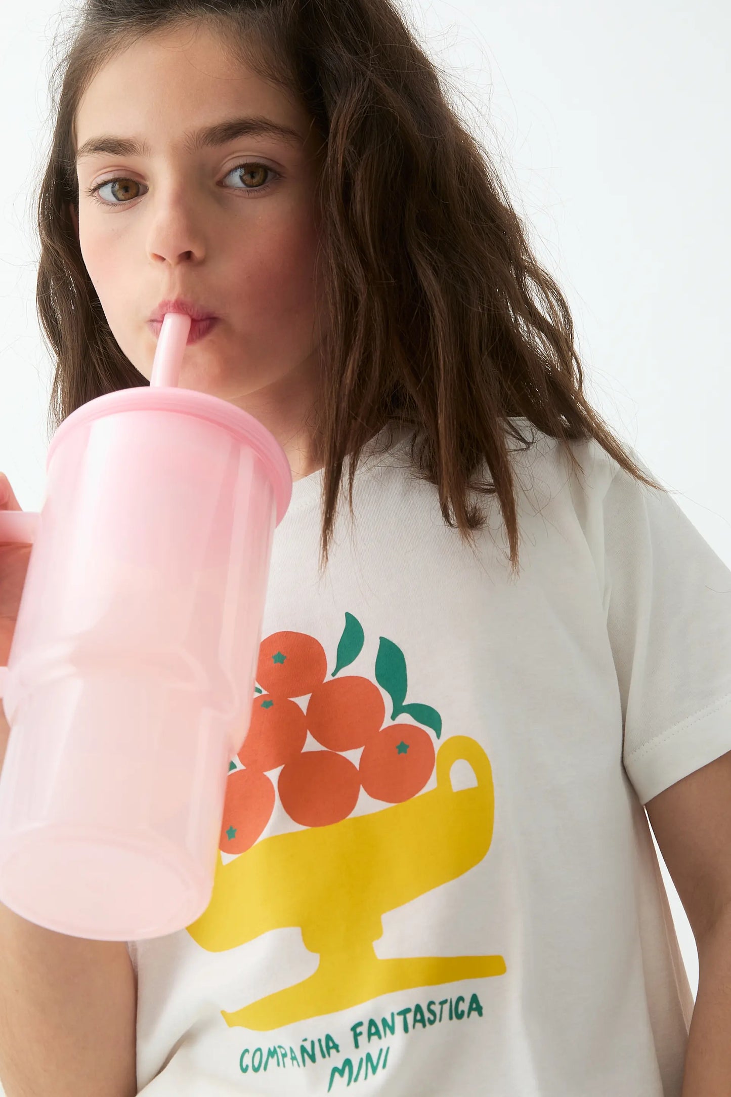 Maglietta da bambina con stampa Fantastic Company Mini