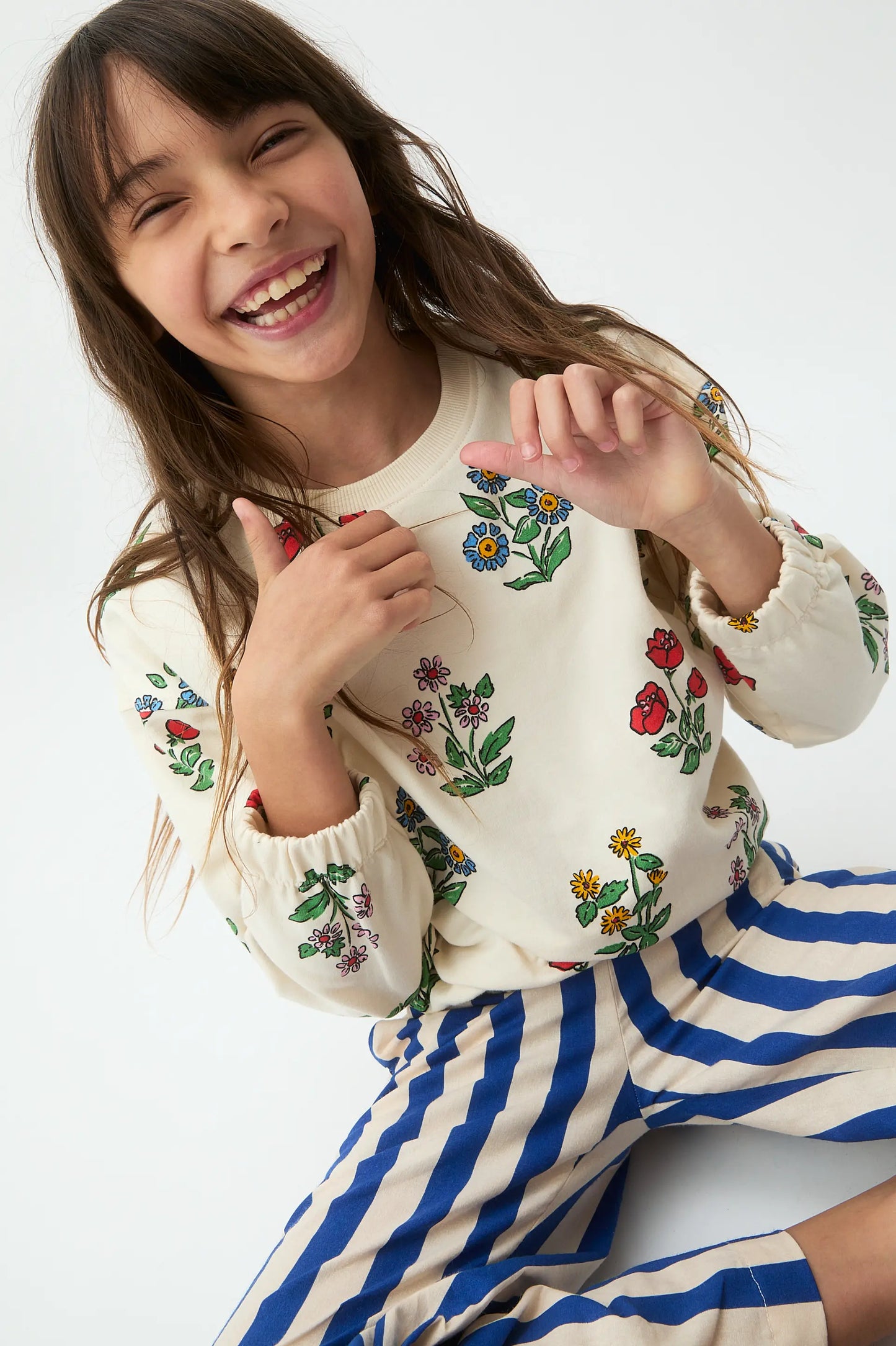 Sudadera de niña con estampado Gardener