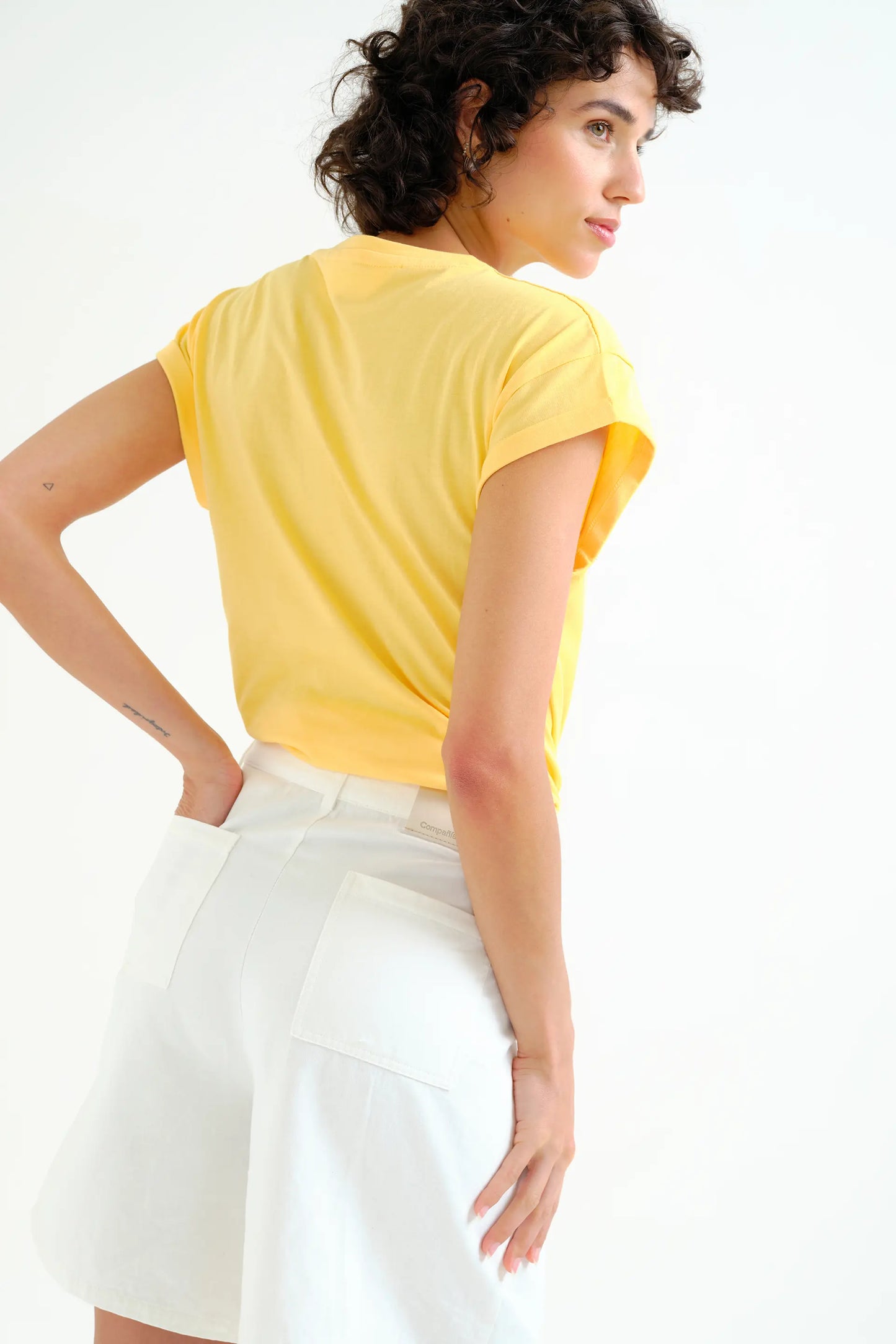 Pantaloncini bianchi 100% cotone