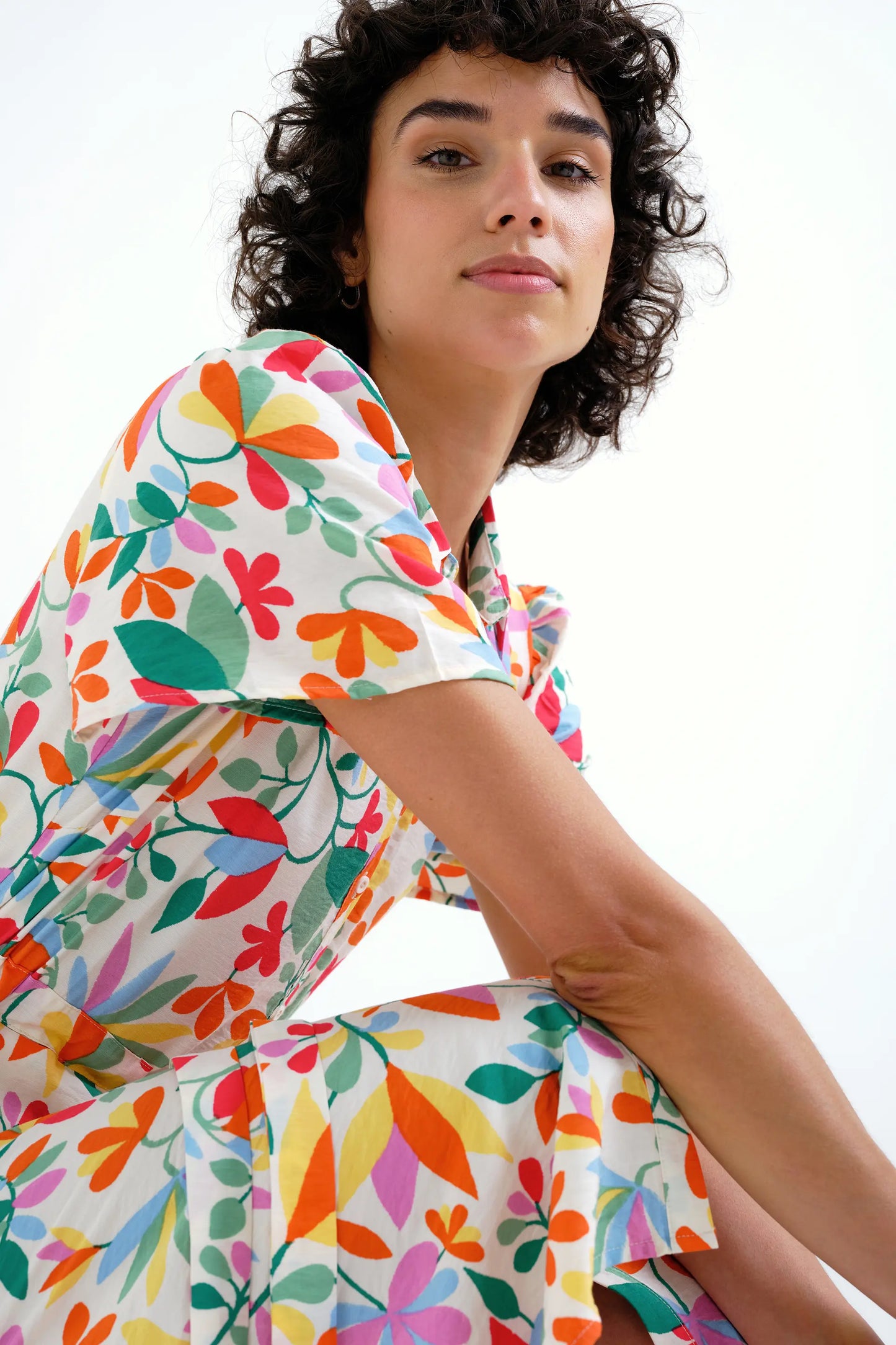 Abito midi con stampa Lotto