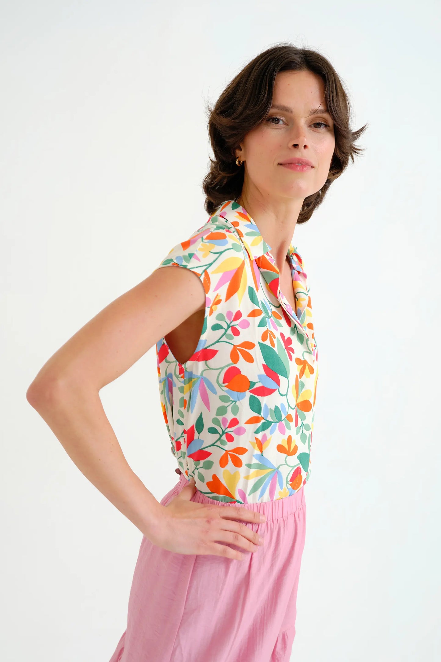 Camisa con estampado Lotto
