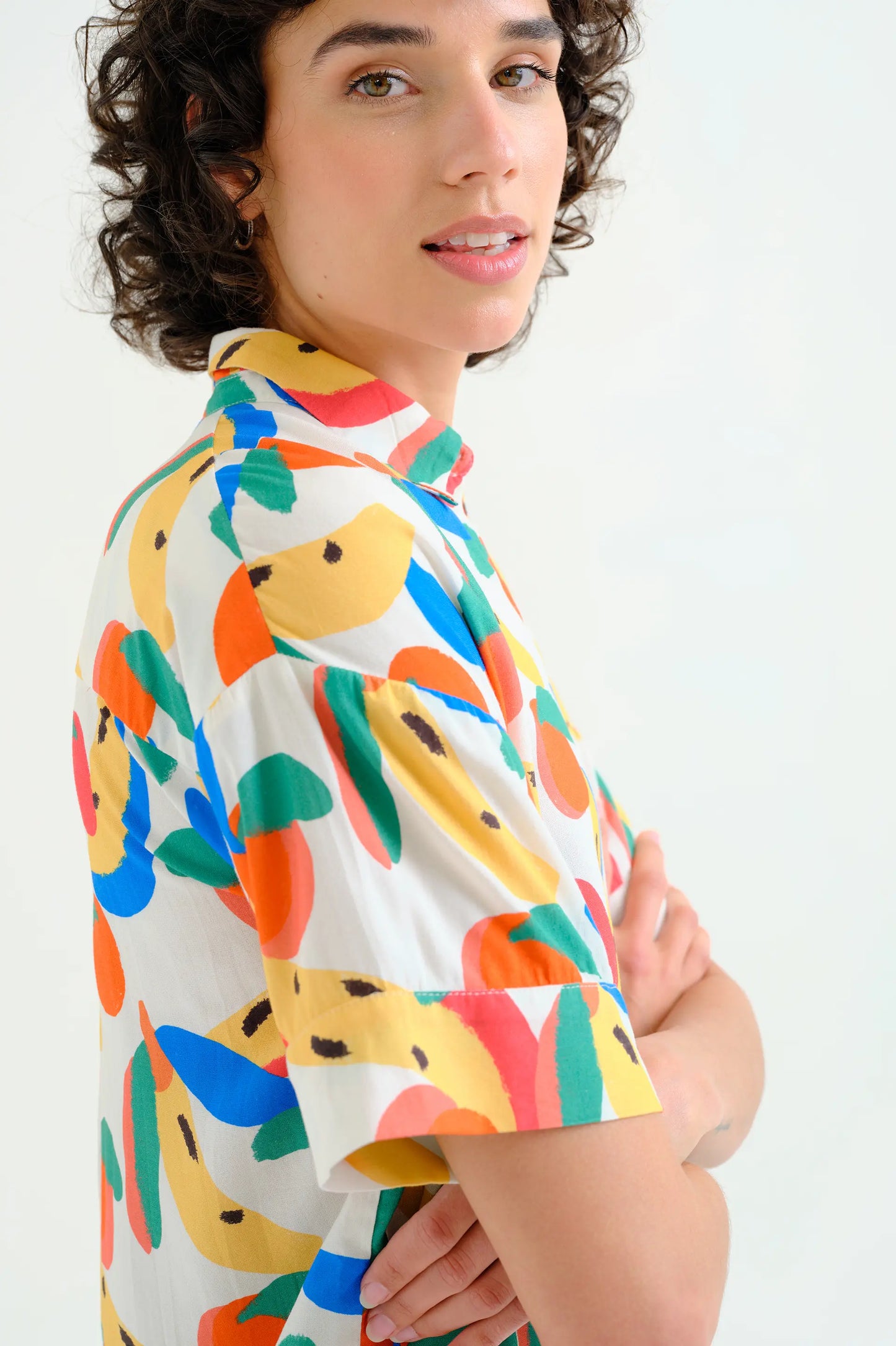 Shirt with Tutti Frutti Small print