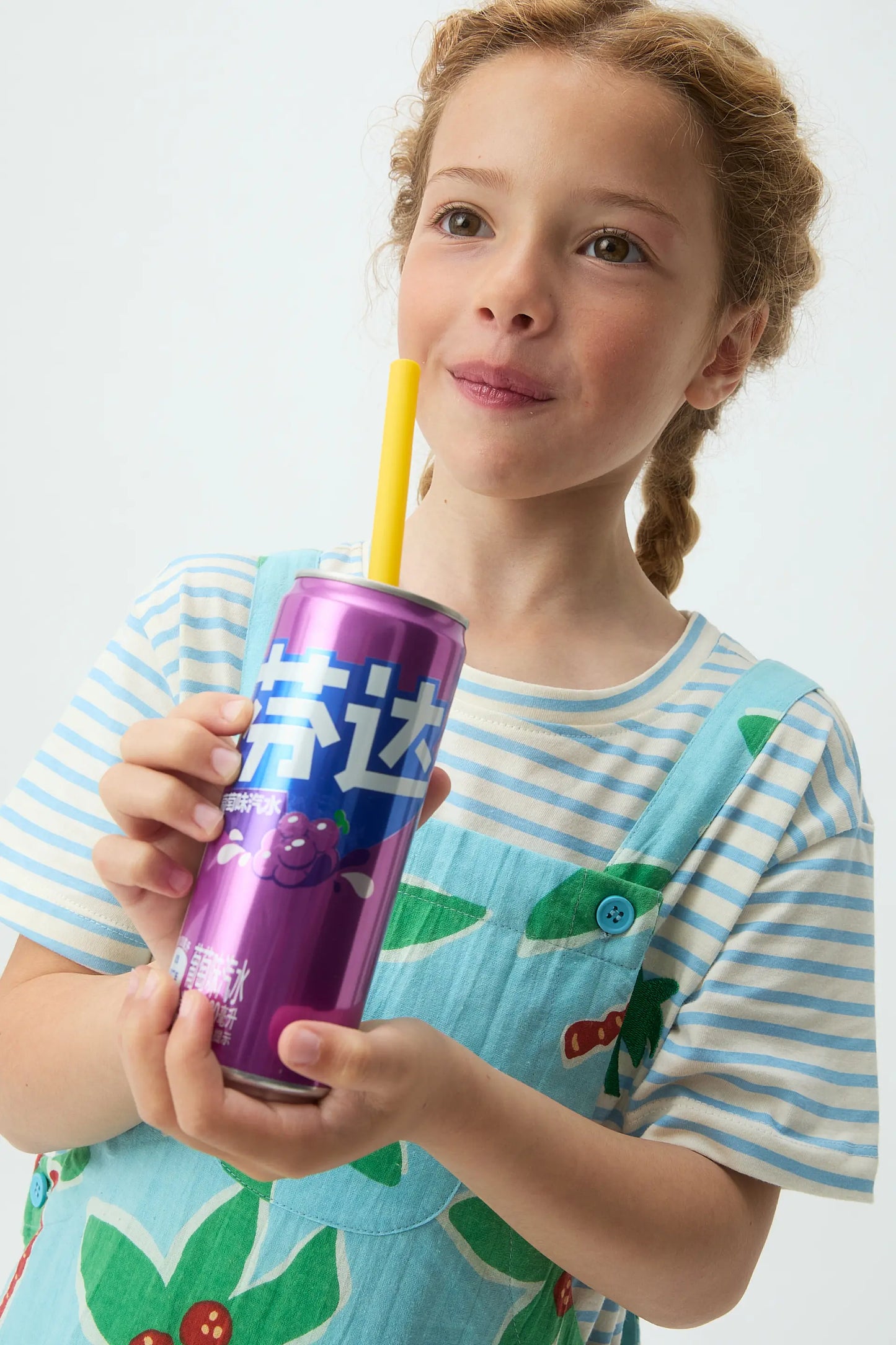 Salopette bambina, 100% cotone, con stampa cocco, taglia Small