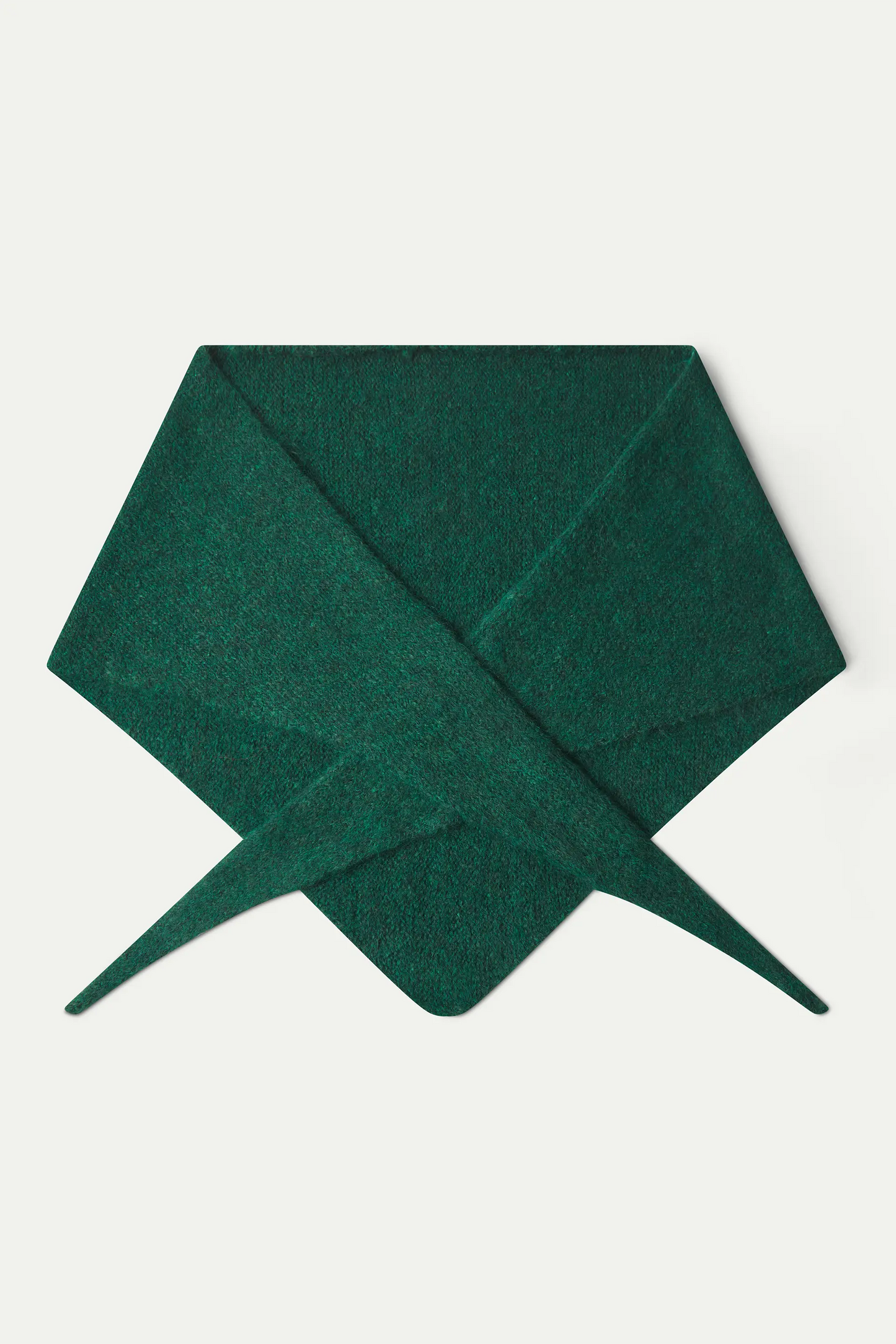 Dark green triangular bandana