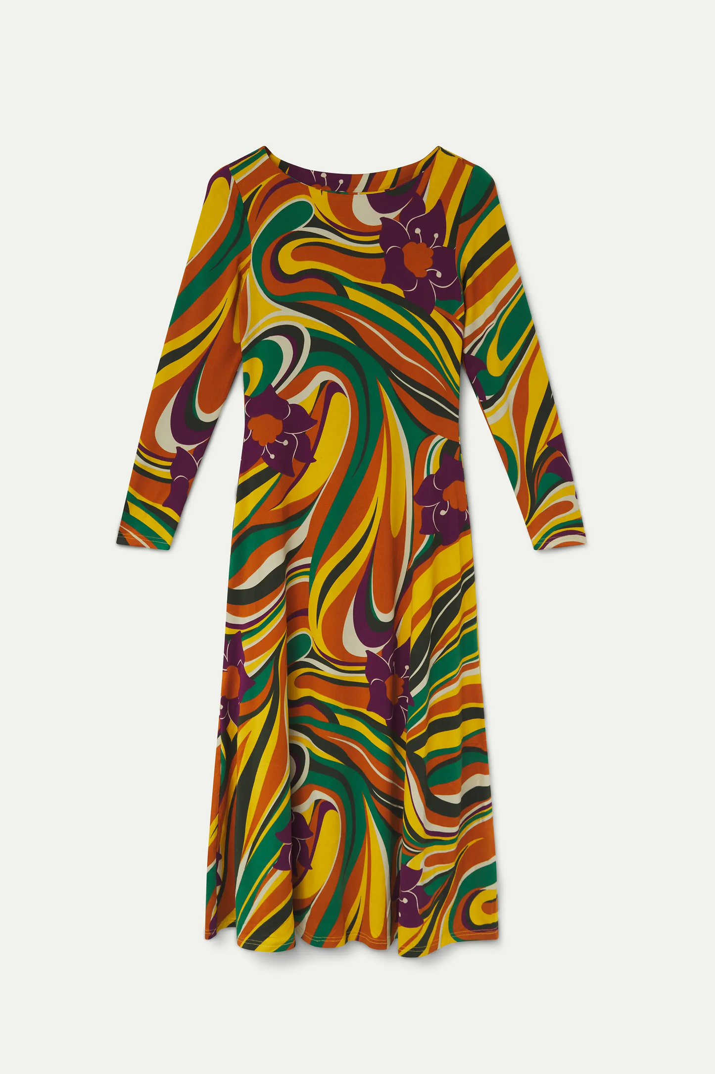 Rivera print midi dress
