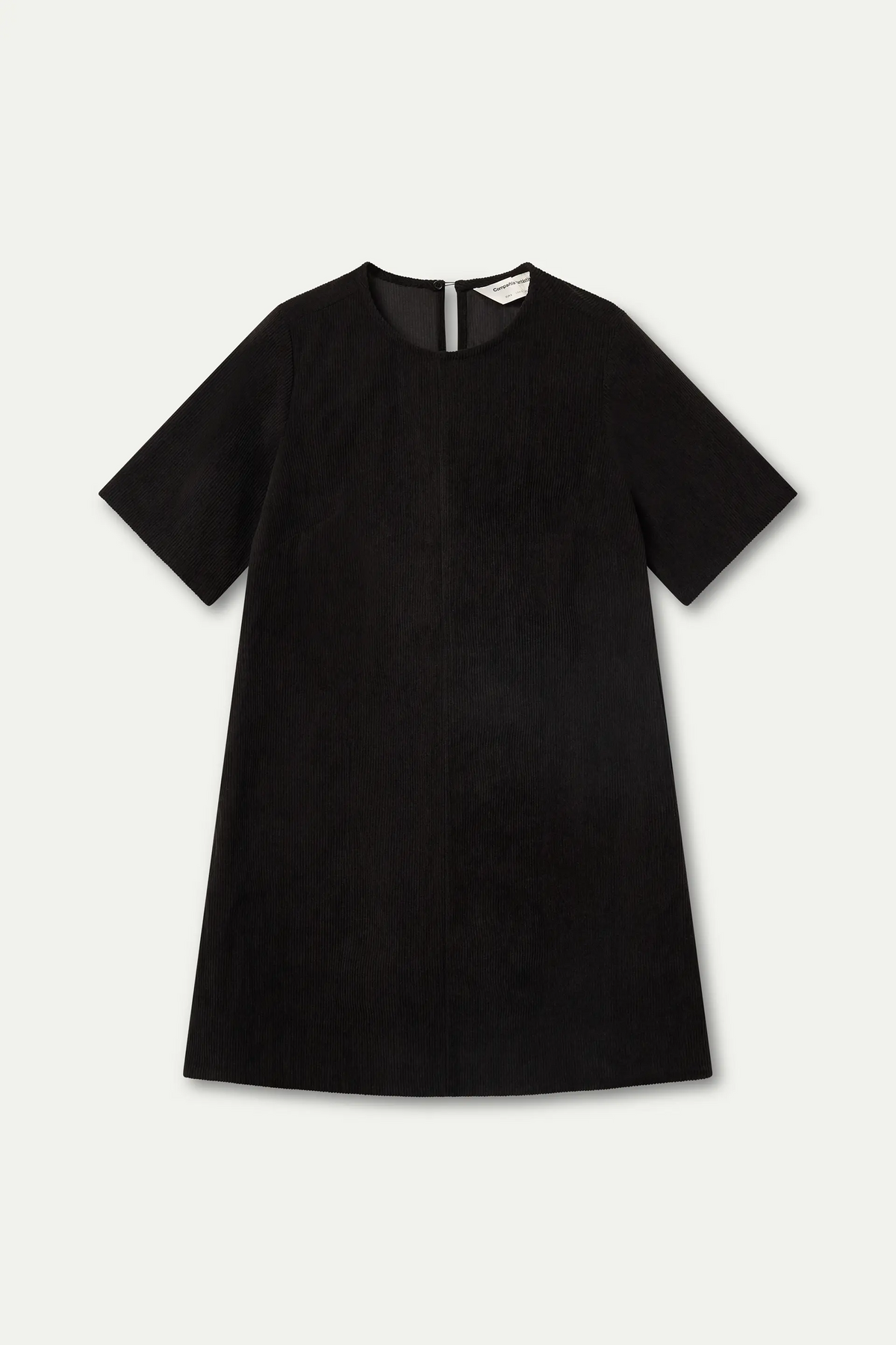 Black corduroy dress