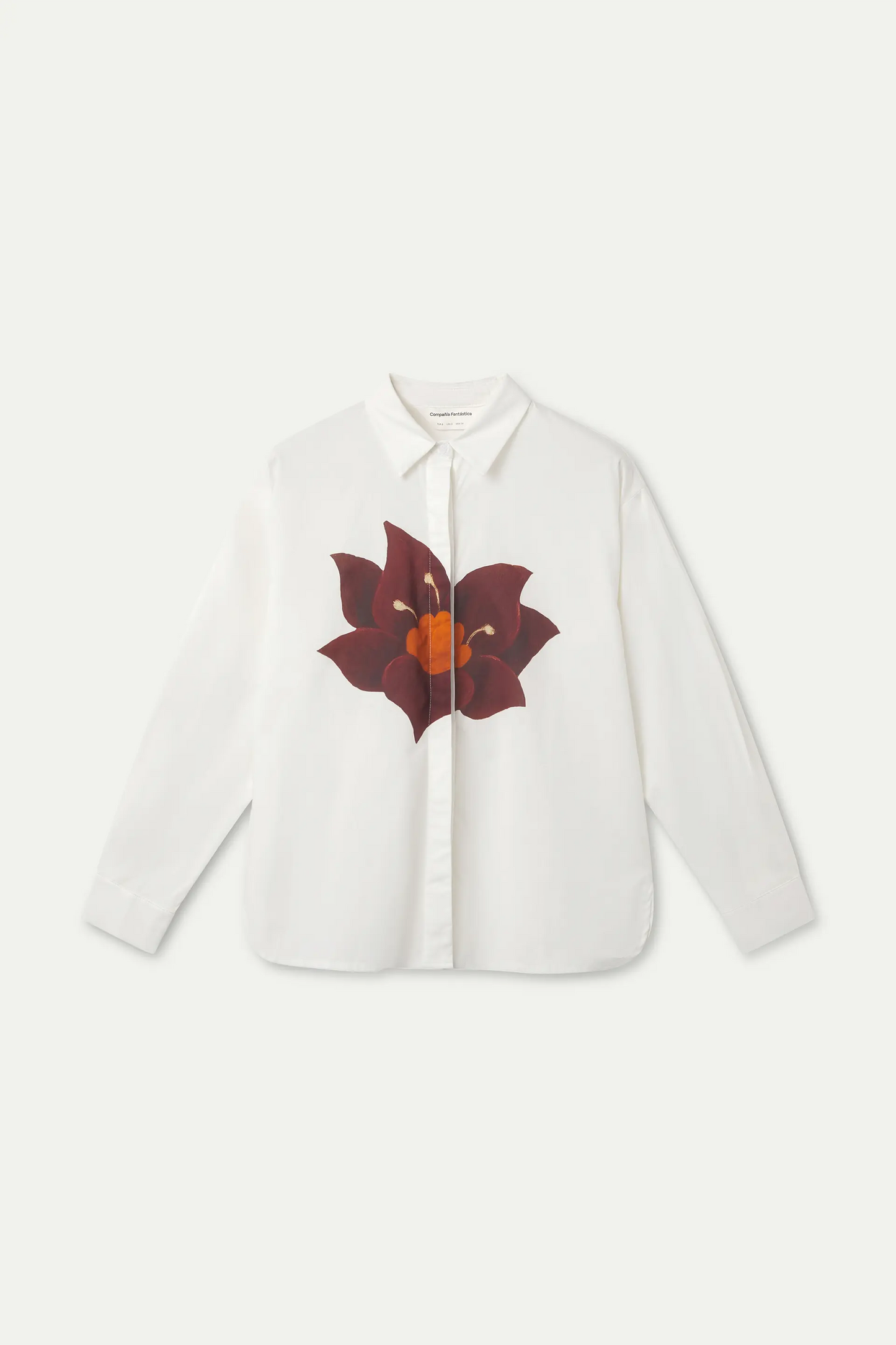 Camisa 100% algodón con estampado Flor Rivera