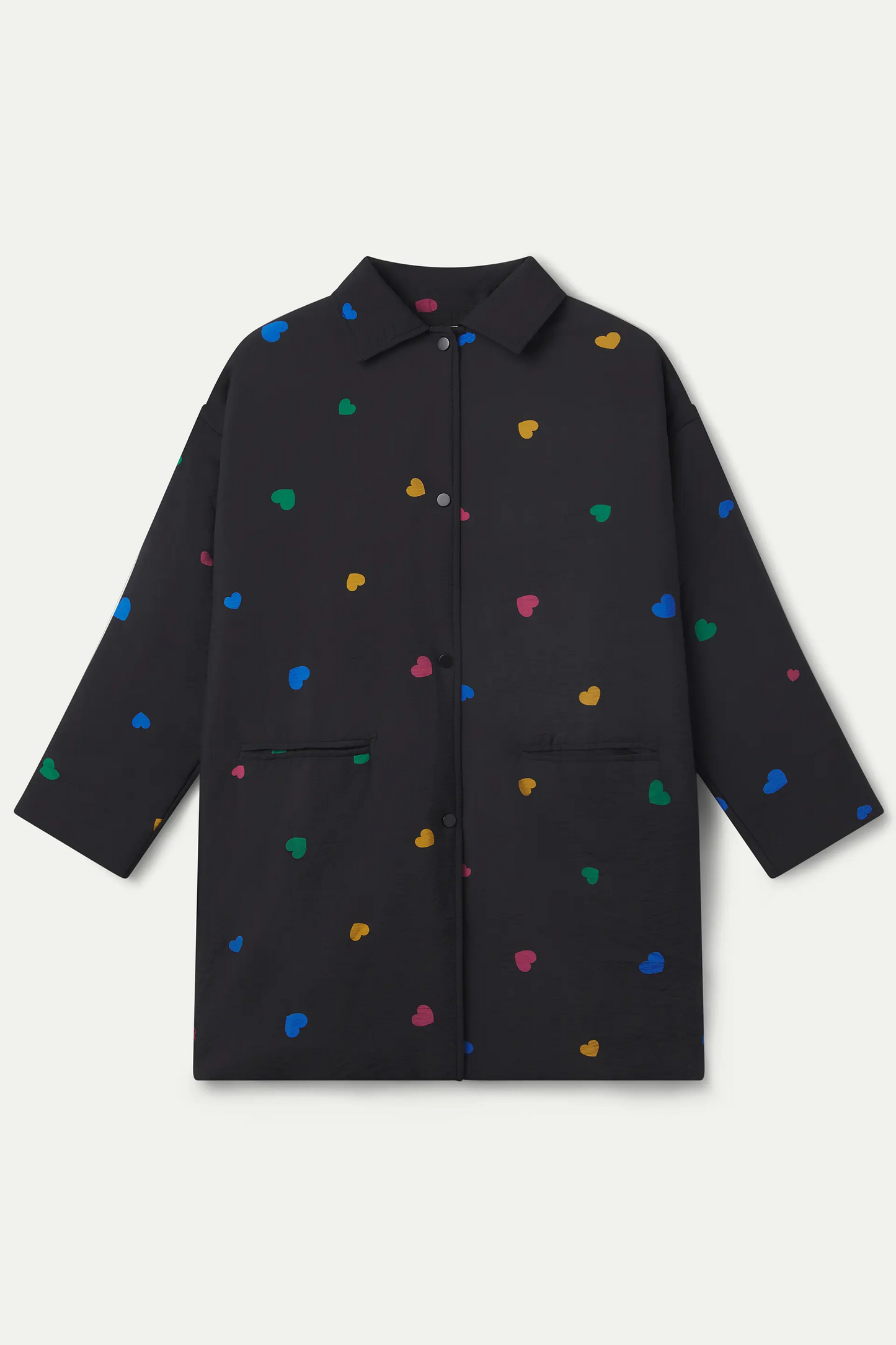 Abrigo acolchado con estampado Candy