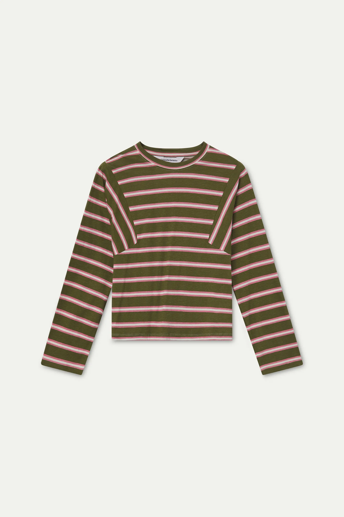 Camiseta 100% algodón con estampado de rayas Aberdeen